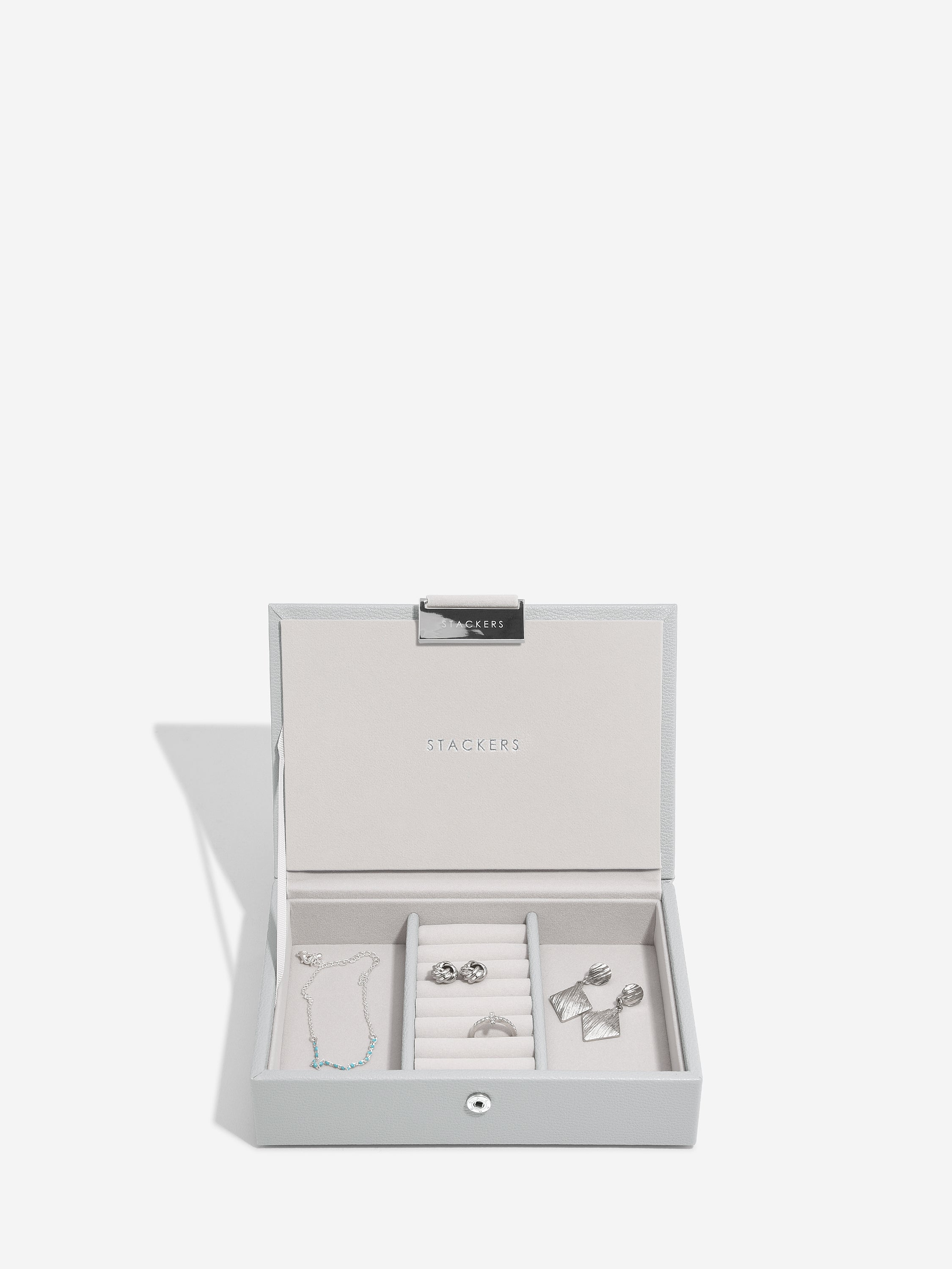Stackers Couvercle pour Mini Boîte à Bijoux Gris