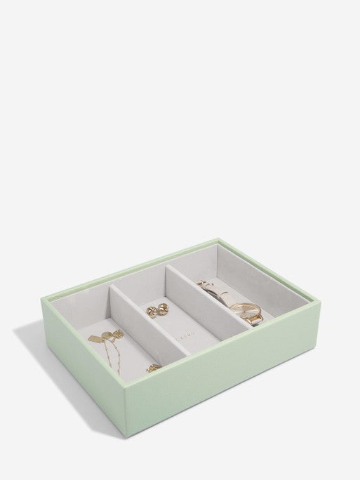 Stackers Watch & Accessory Layer for Classic Jewellery Box Sage Green