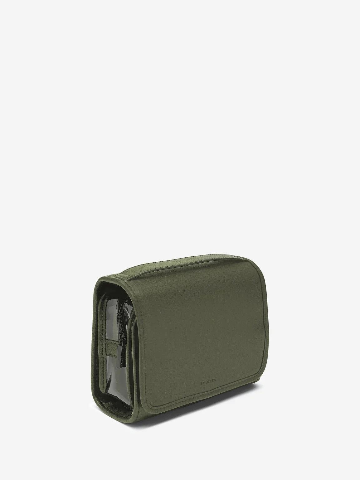 Stackers Small Hanging Toiletry Bag Olive Green