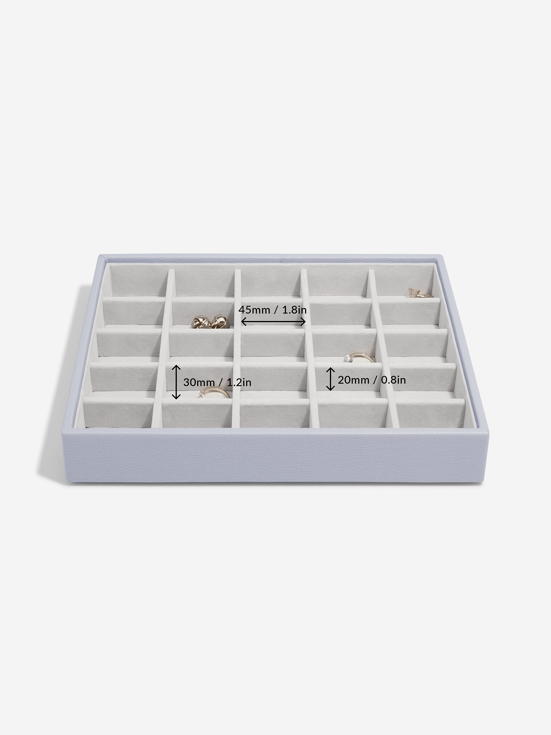 Stackers Classic Boîte à Bijoux Lot de 4 Lavande