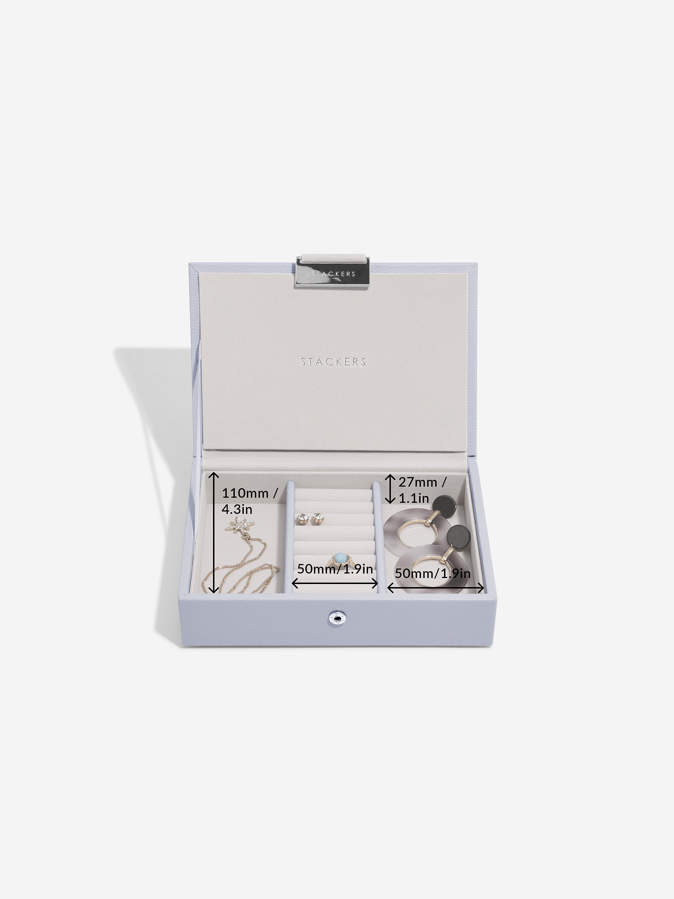 Stackers Couvercle pour Mini Boîte à Bijoux Lavande