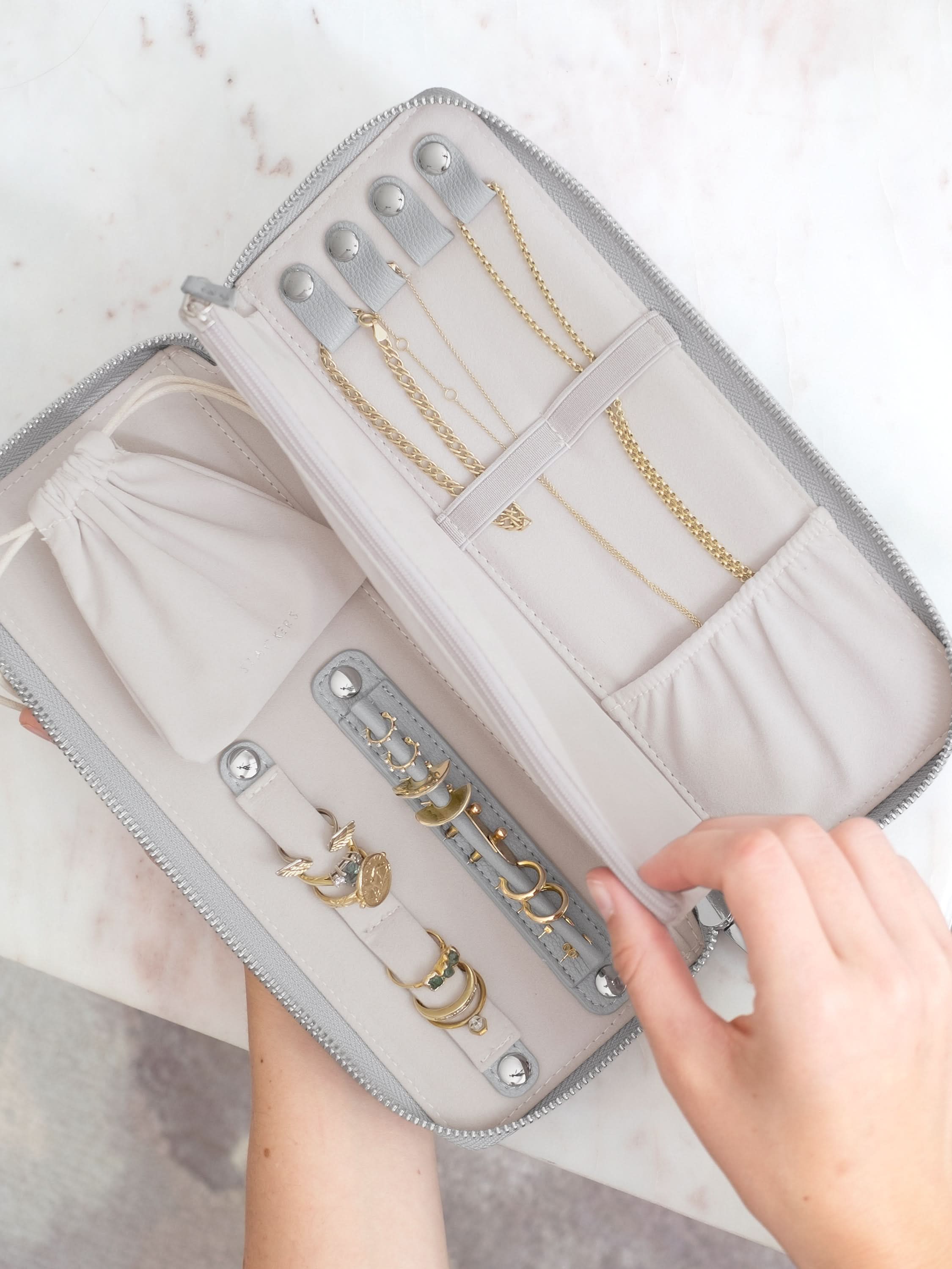 Stackers Jewellery Roll Grijs - Mystackers