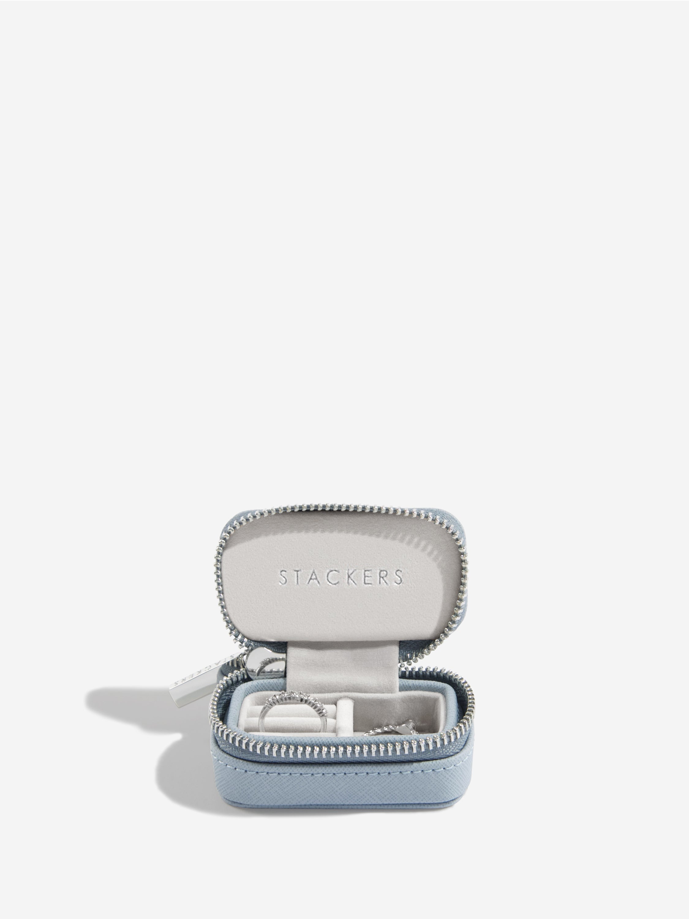 Stackers Petite Jewellery Box Blue