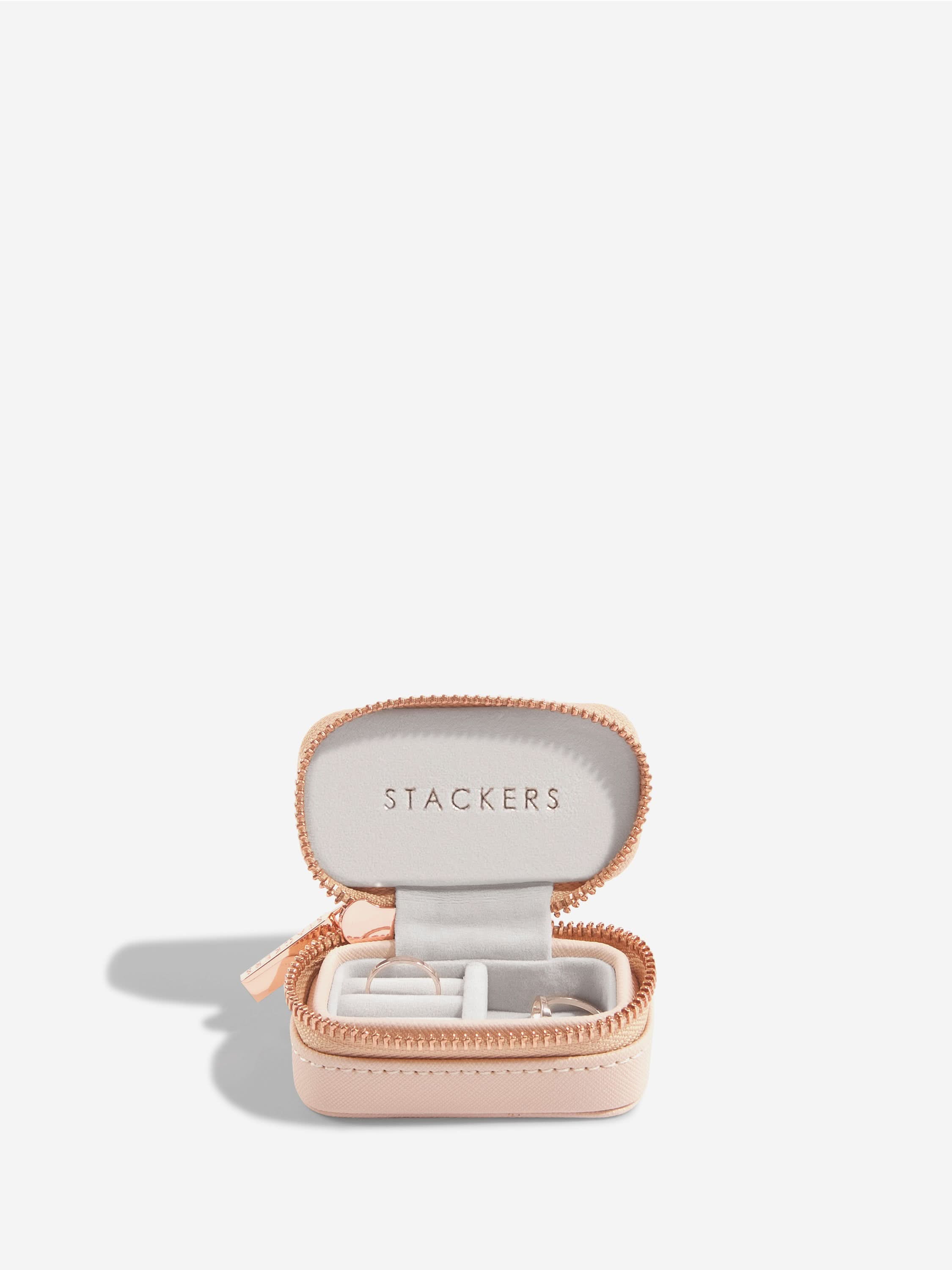 Stackers Large + Petite Travel Box Roze - Mystackers