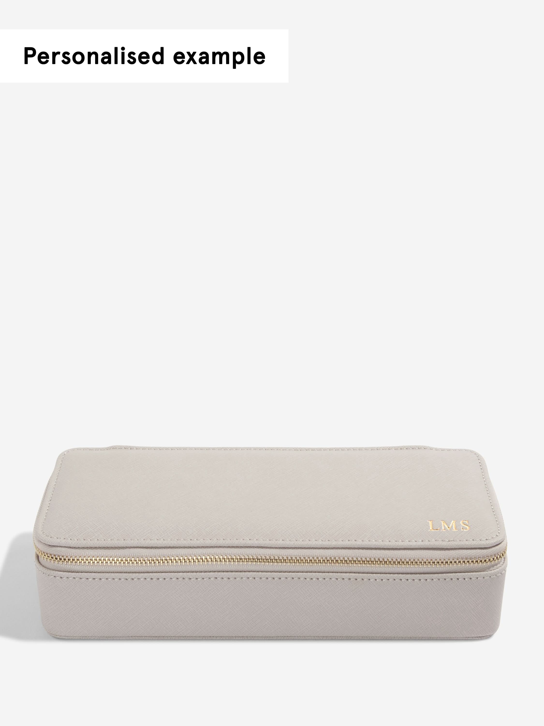 Stackers Large + Petite Travel Box Taupe - Mystackers