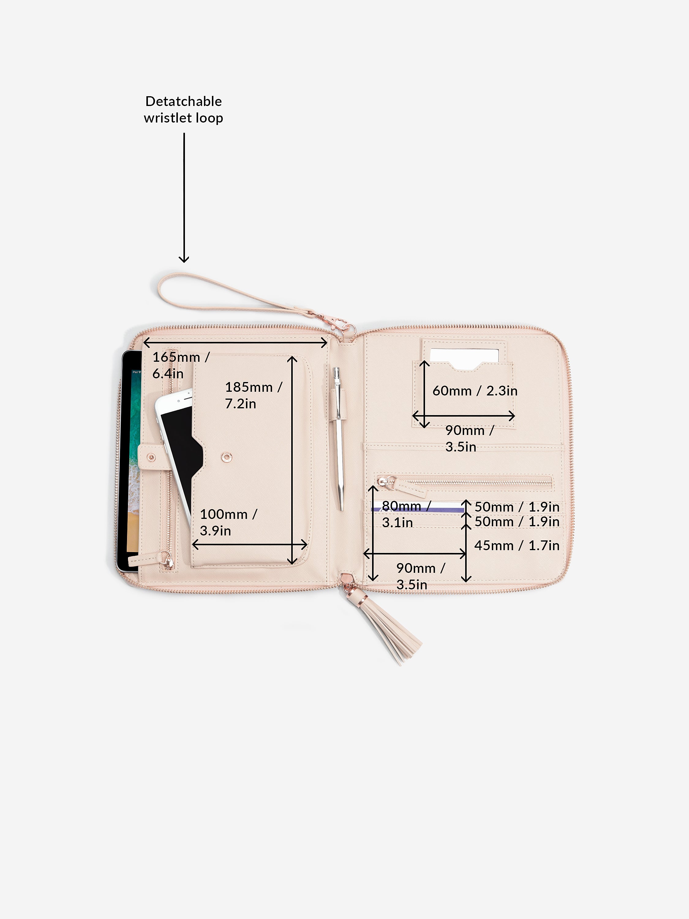 Stackers Tech Organizer Pink