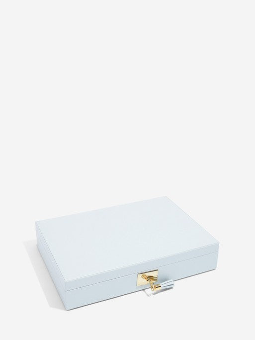 Stackers Leather Lid Blue