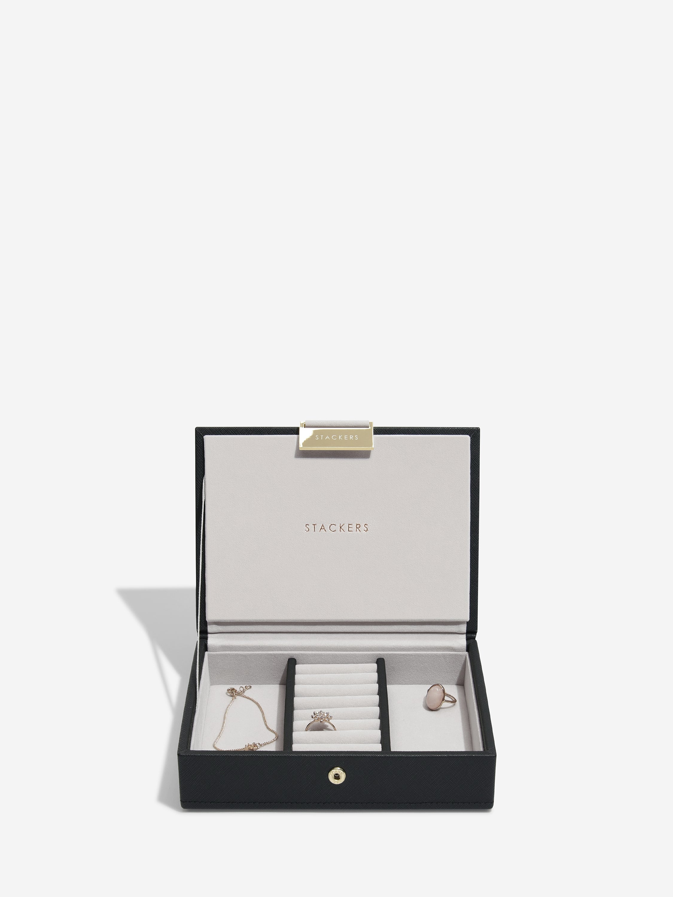 Stackers Mini Boîte à Bijoux Lot de 2 Noir