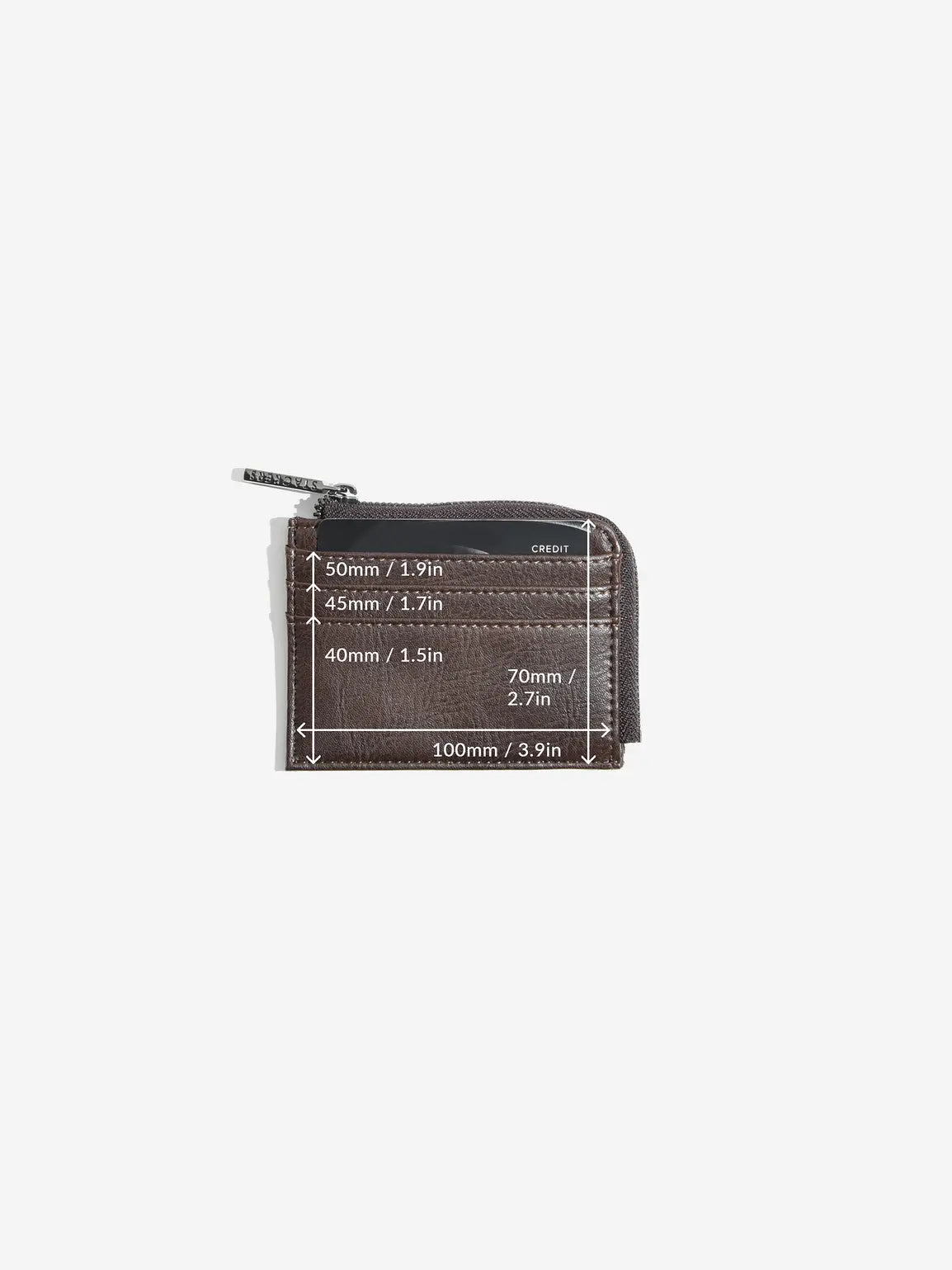 Porte-carte d'identité Stackers Marron