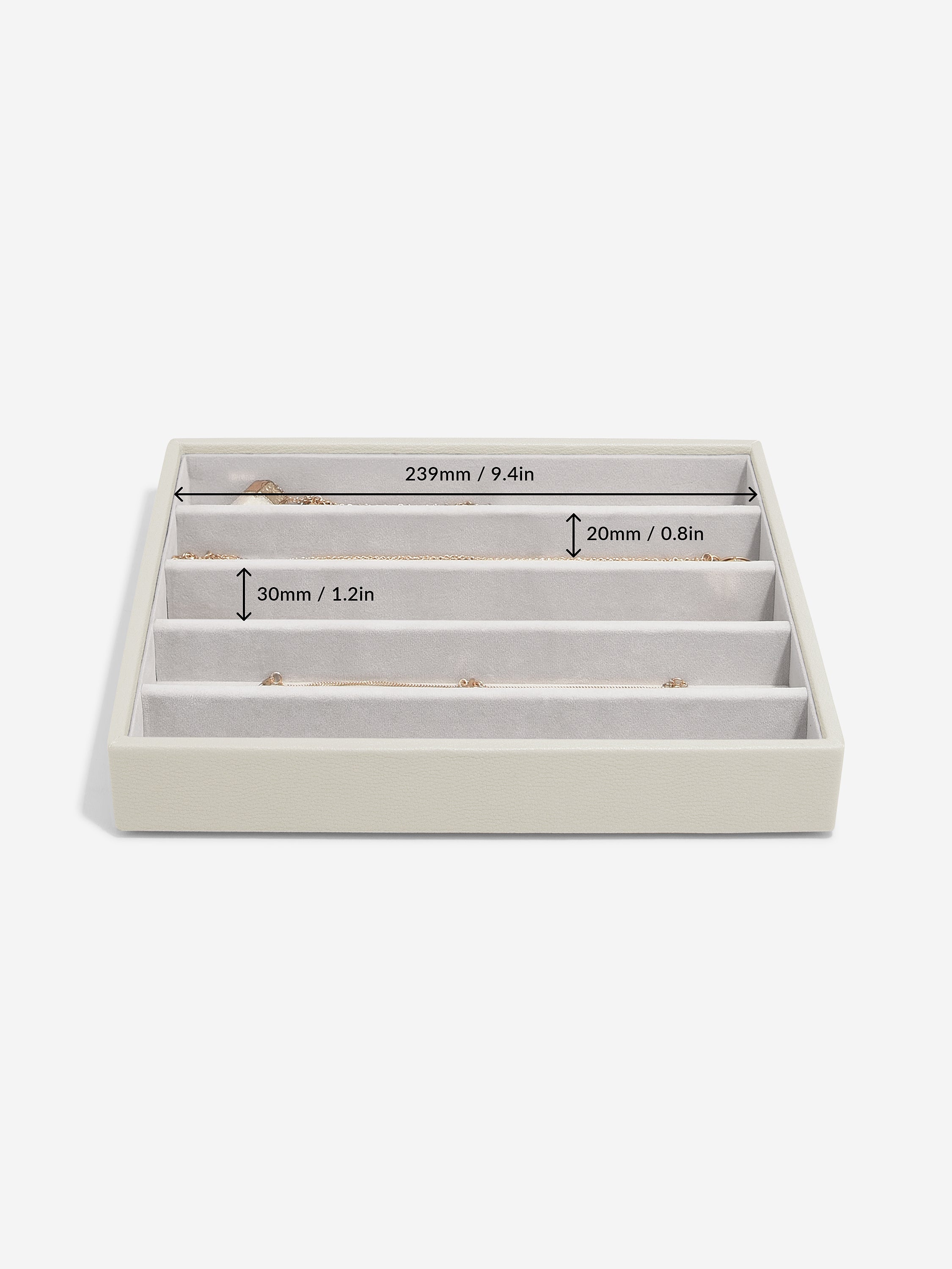 Stackers Necklace Layer for Classic Jewellery Box Oatmeal