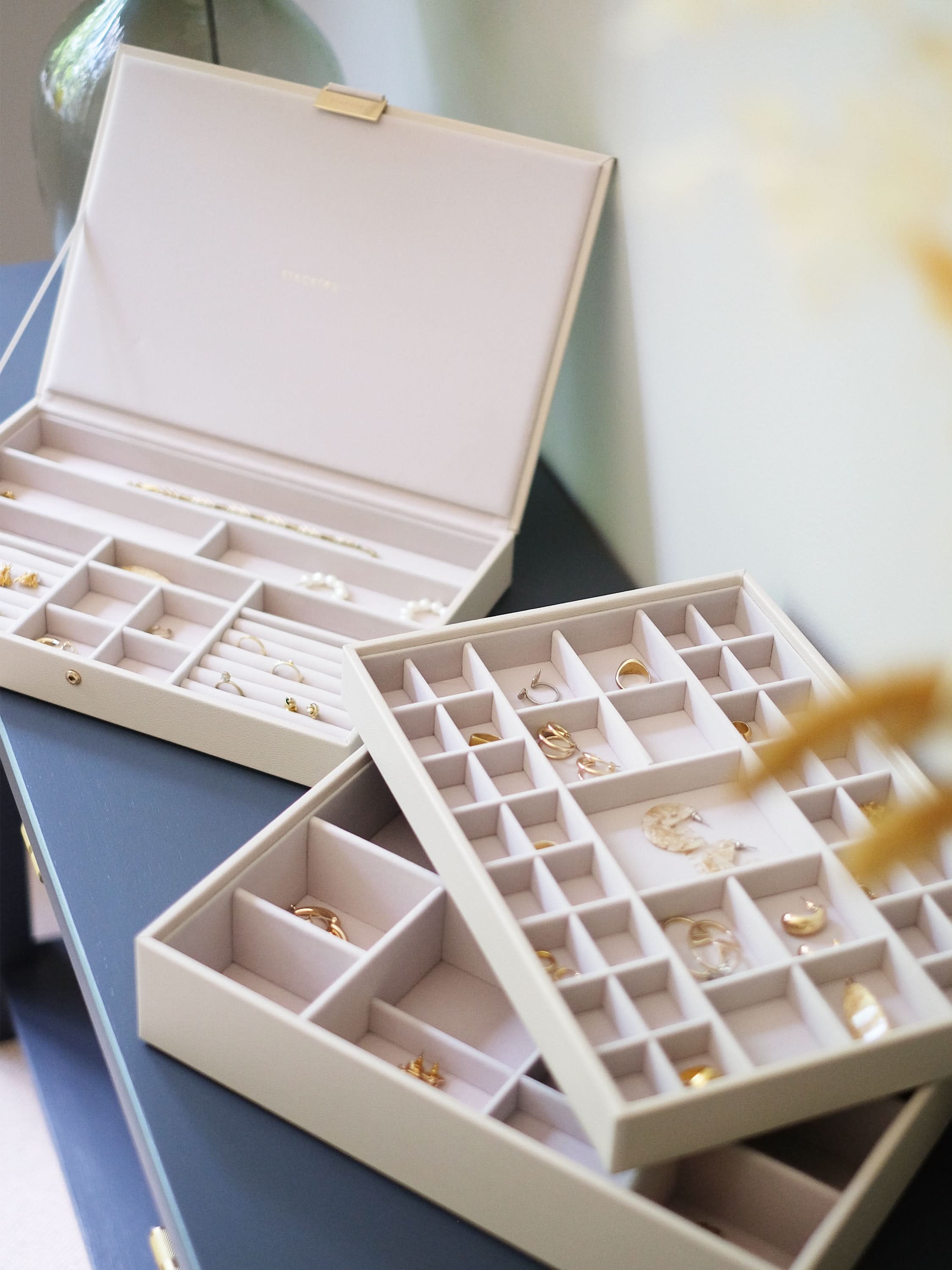 Stackers XL Juwelendoos set van 3 Havermout