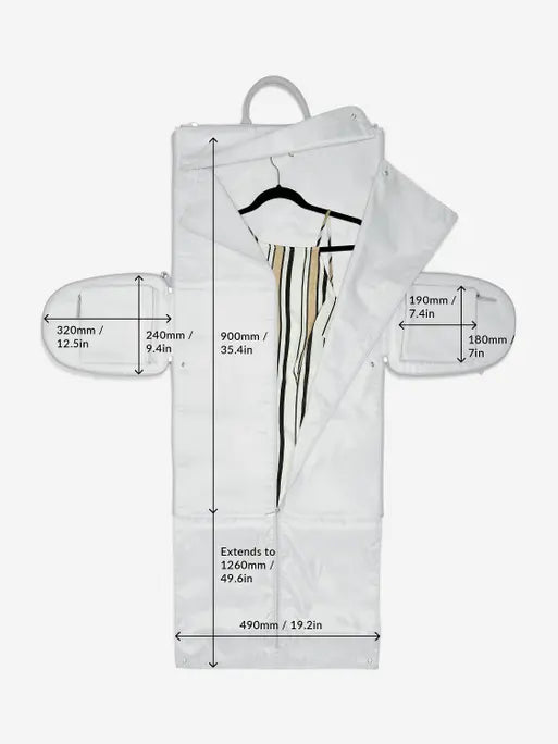 Stackers Travel Bag/Garment Bag Grey