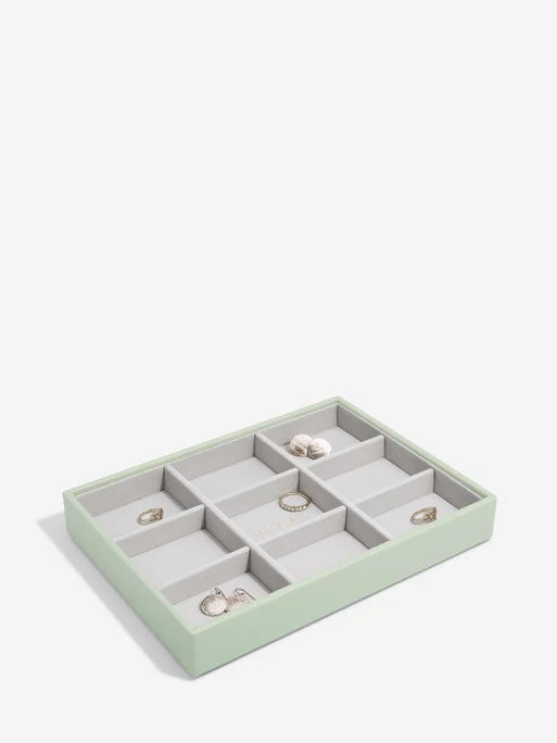 Stackers Standard Jewellery Layer for Classic Jewellery Box Sage Green