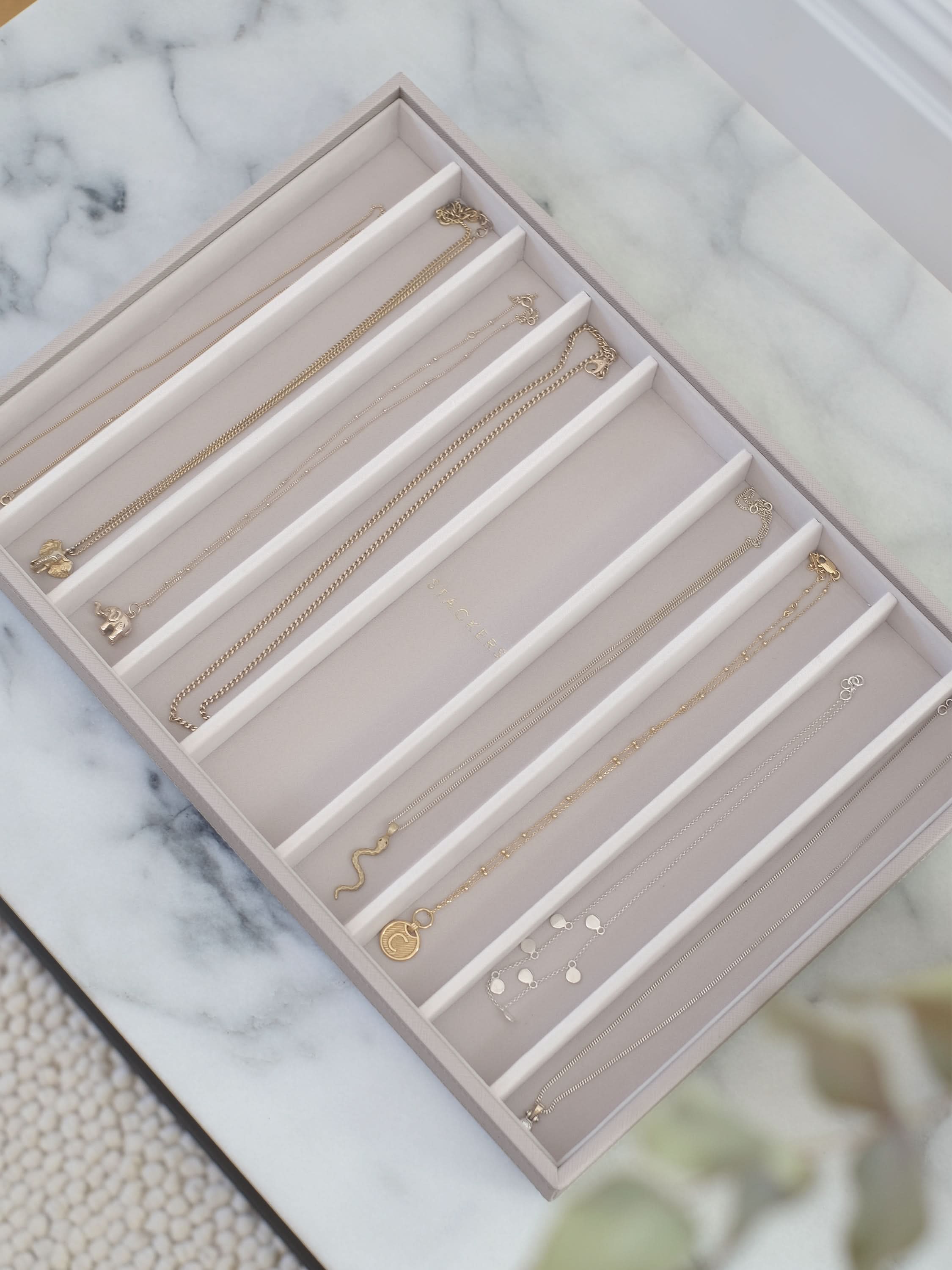 Stackers XL Necklace Layer Taupe