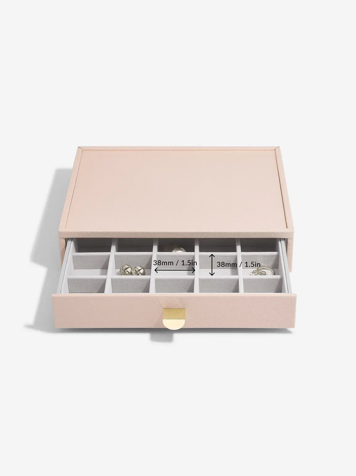 Stackers Small Jewelry Drawer for Classic Display Jewelry Box Pink