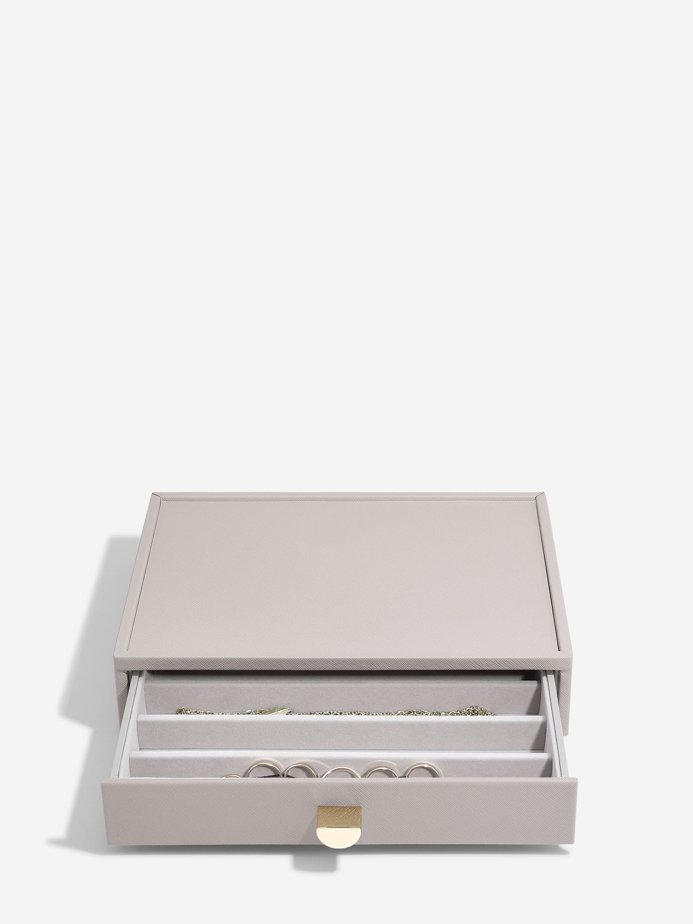 Stackers Tiroir à Colliers pour Boîte à Bijoux Display Classique Taupe
