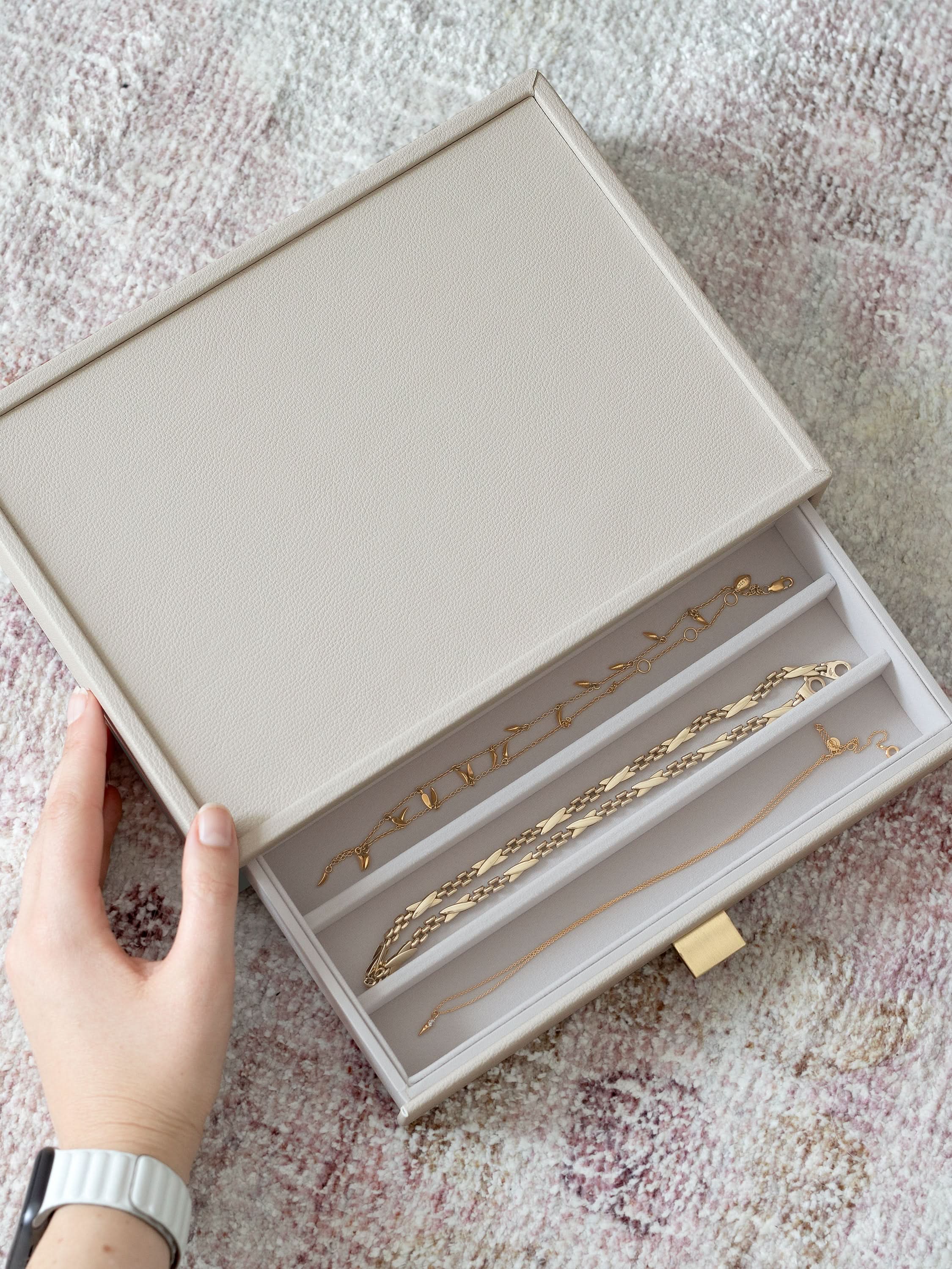 Stackers Tiroir à Colliers pour Boîte à Bijoux Display Classique Avoine