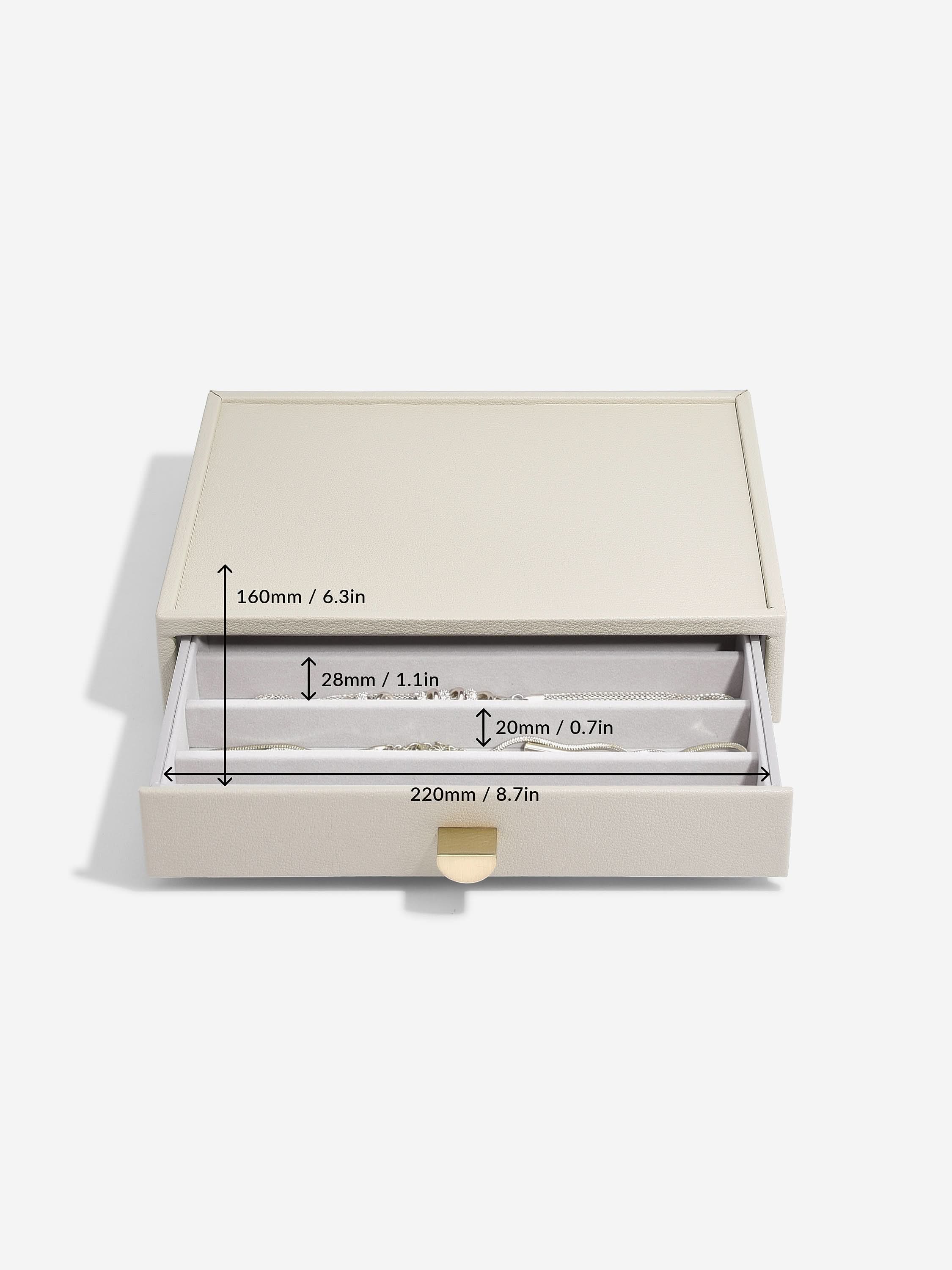 Stackers Klassieke Display Juwelendoos Set van 4 Havermout - Mystackers