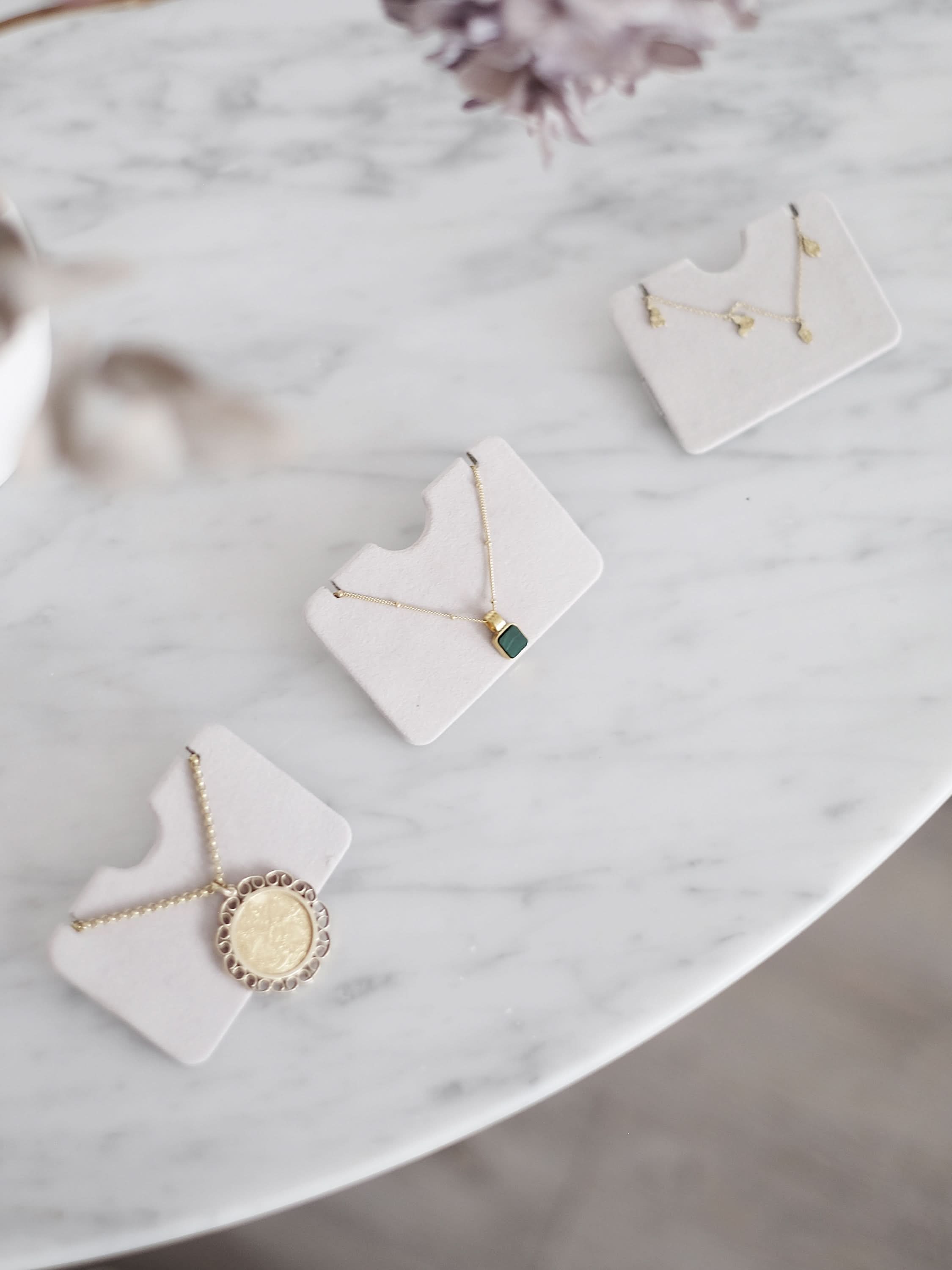 Stackers Halskettinghouder Grijs 3 stuks