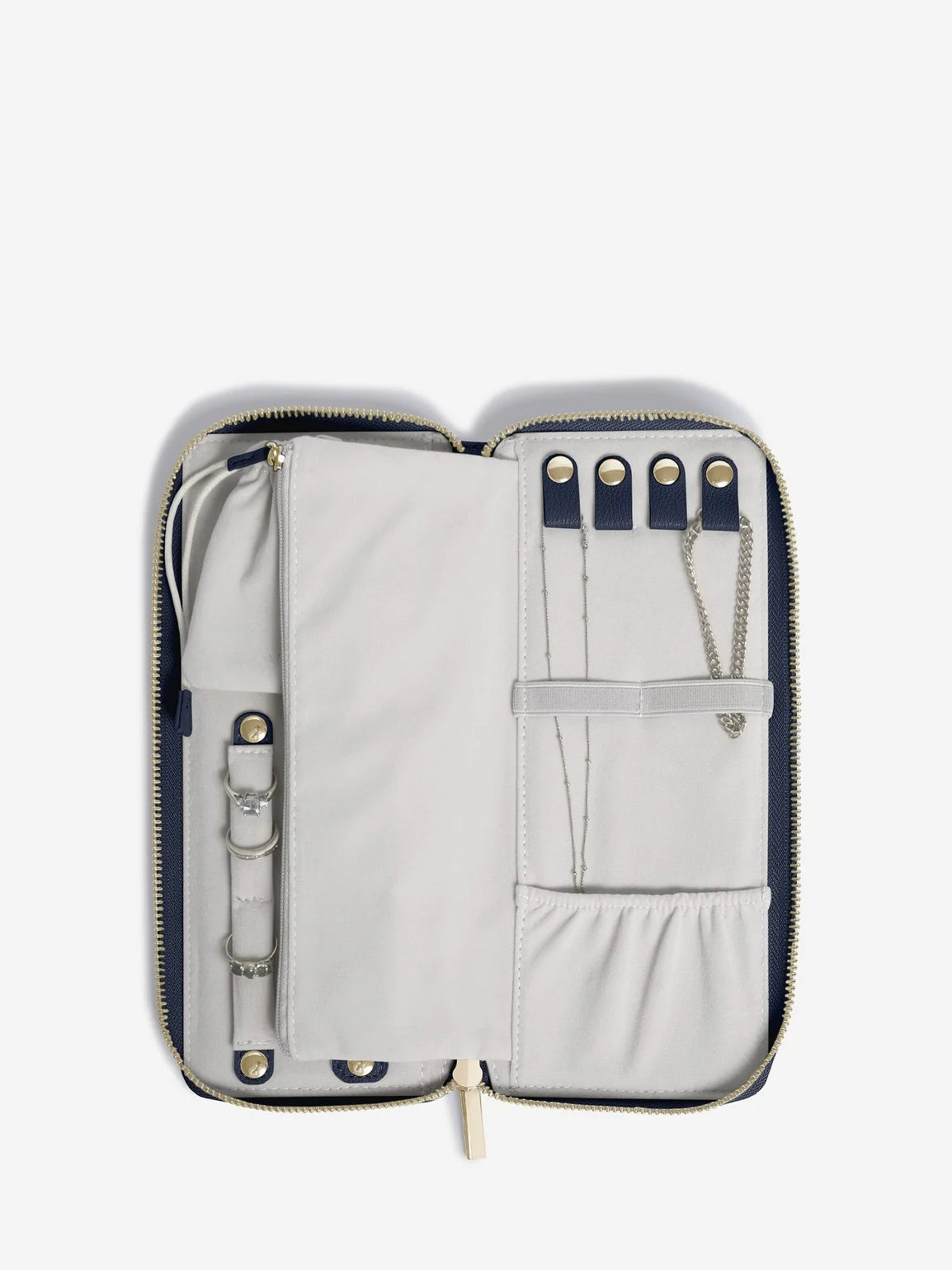 Stackers Jewellery Roll Navy Blue