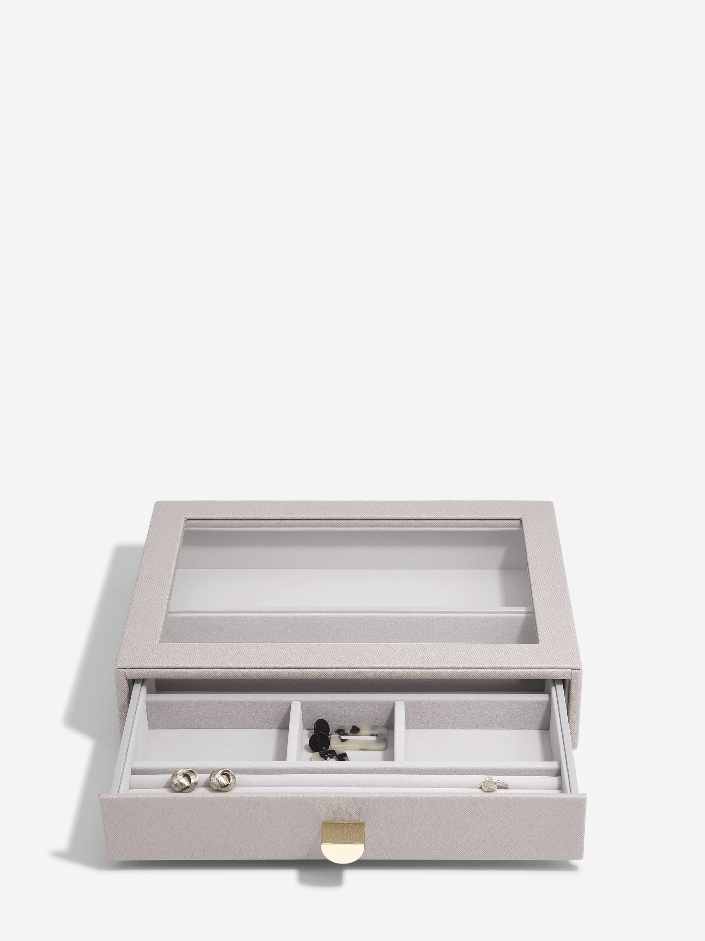 Stackers Klassieke Display Juwelendoos Set van 2 Taupe - Mystackers
