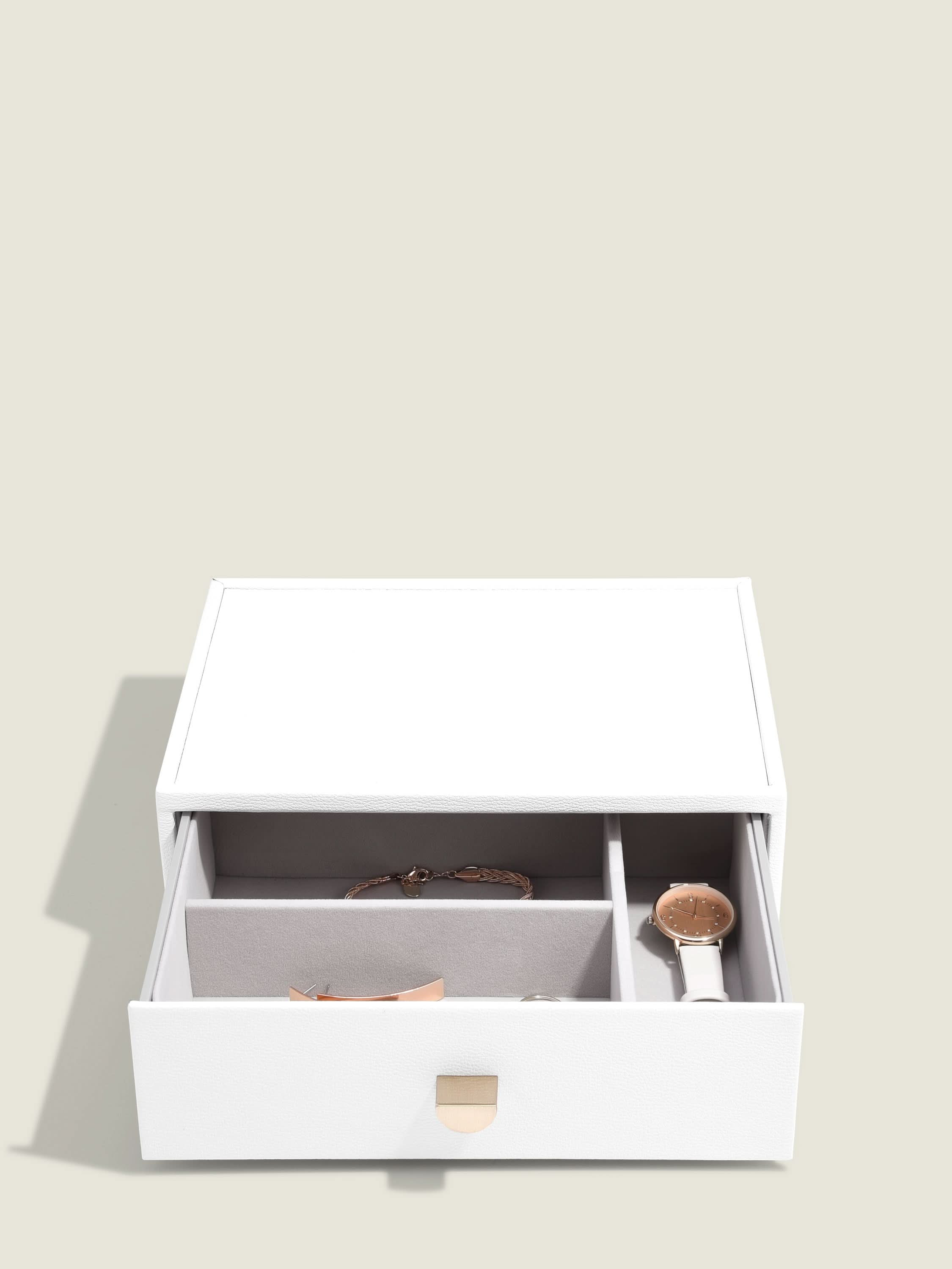 Stackers Klassieke Display Juwelendoos Set van 2 Wit - Mystackers