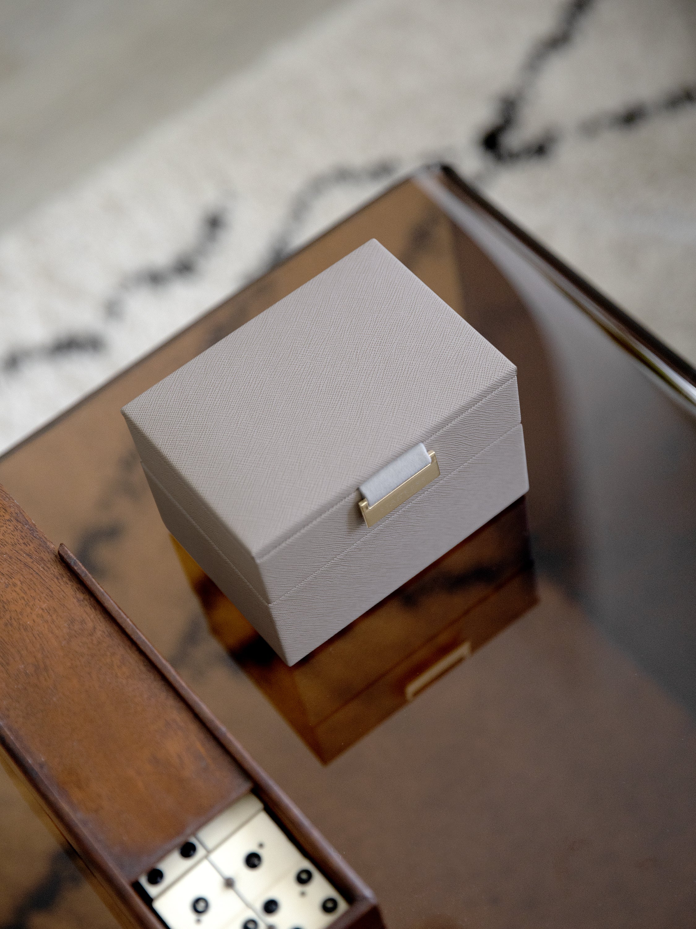 Stackers Micro Boîte à Bijoux Lot de 2 Taupe