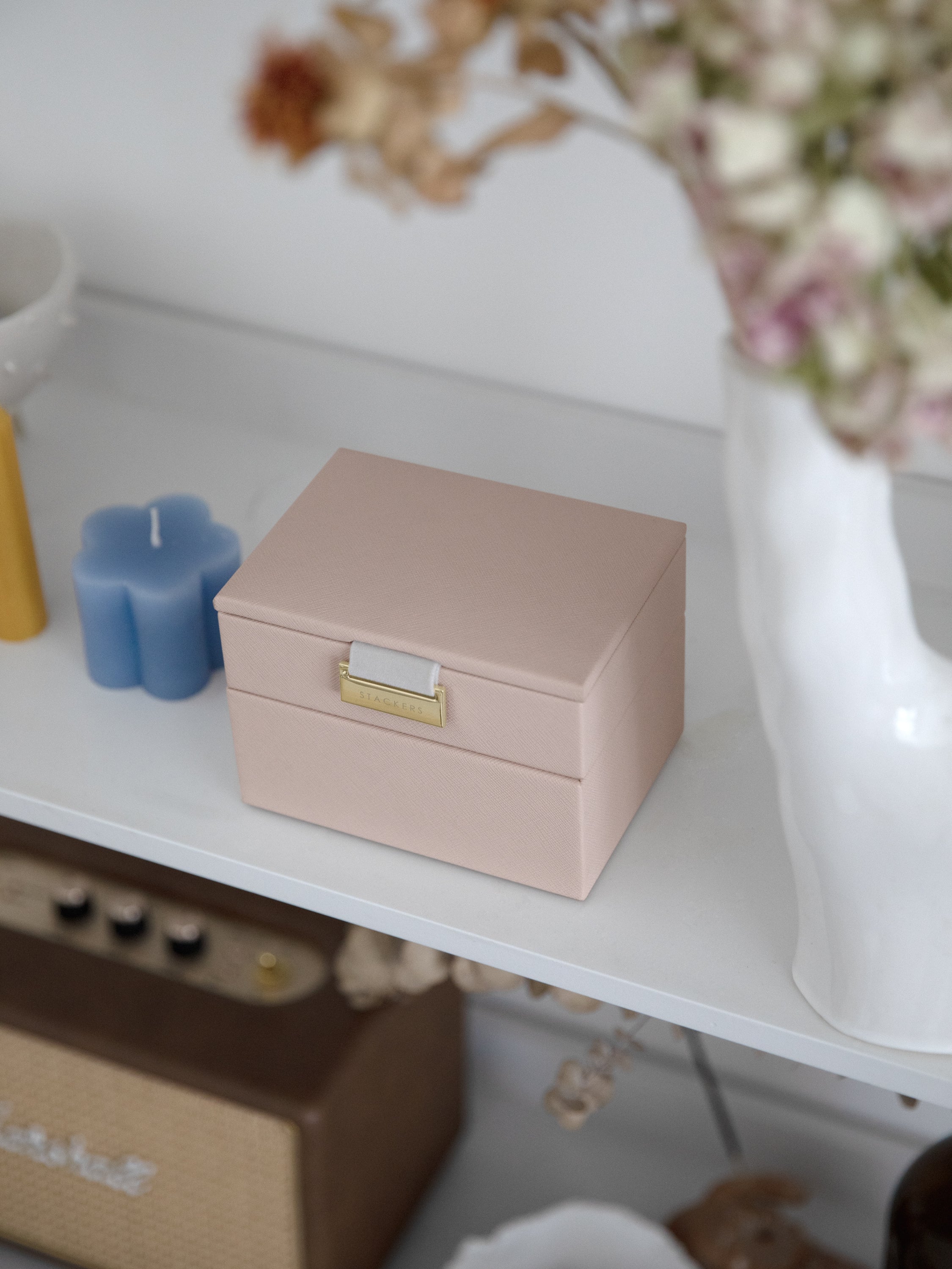 Stackers Micro Boîte à Bijoux Lot de 2 Rose