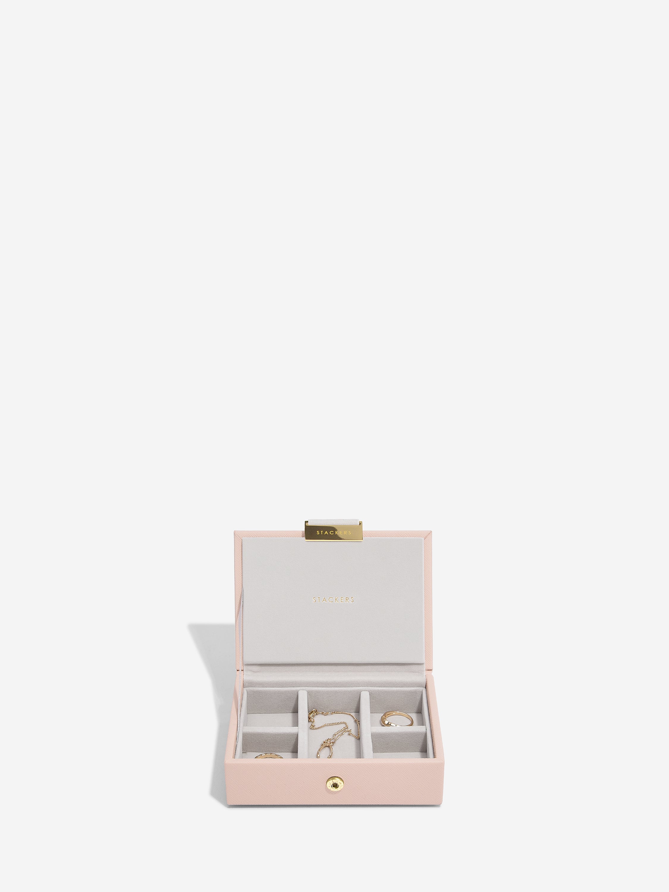 Stackers Micro Boîte à Bijoux Lot de 2 Rose