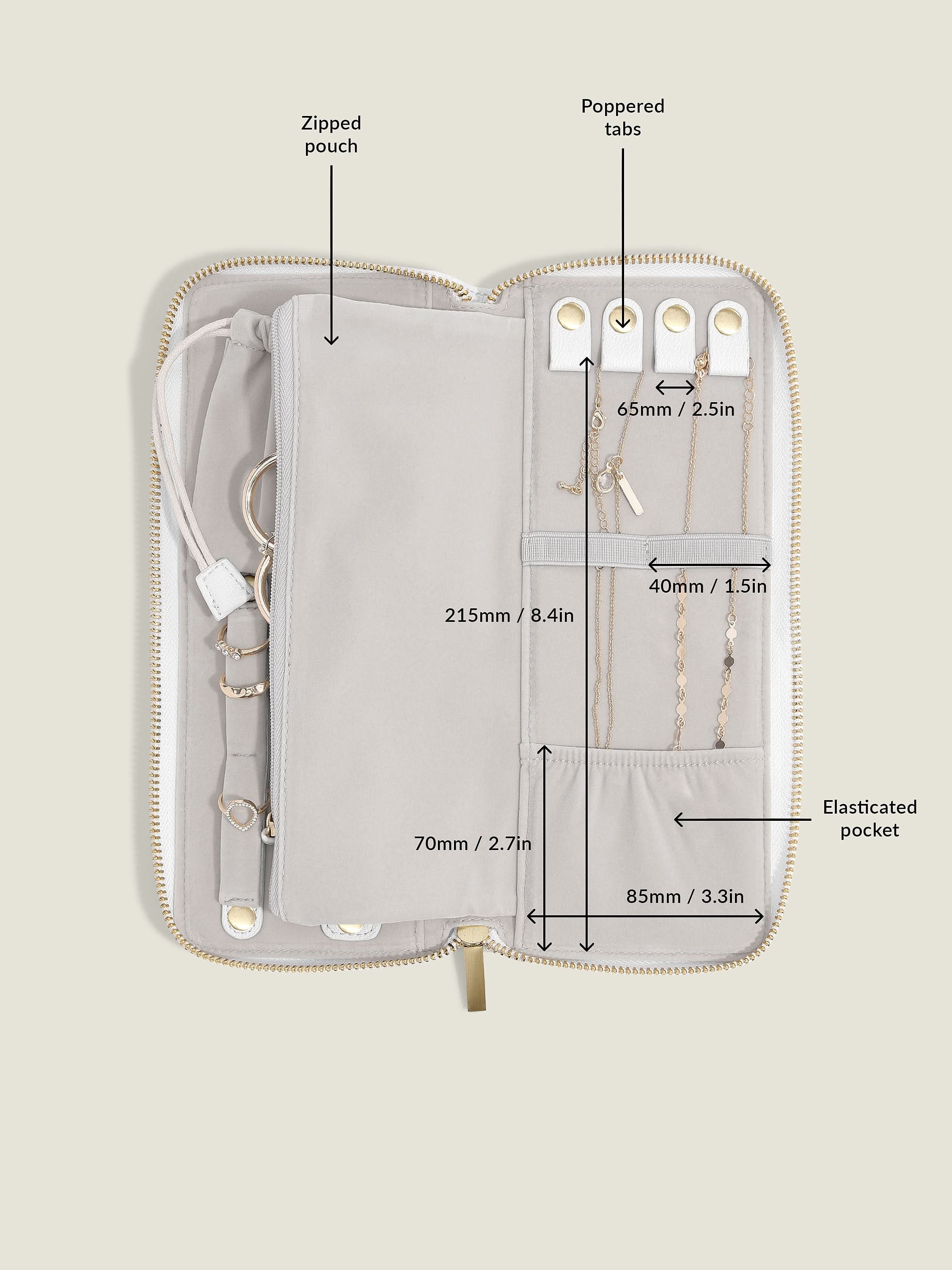 Stackers Jewellery Roll Wit - Mystackers