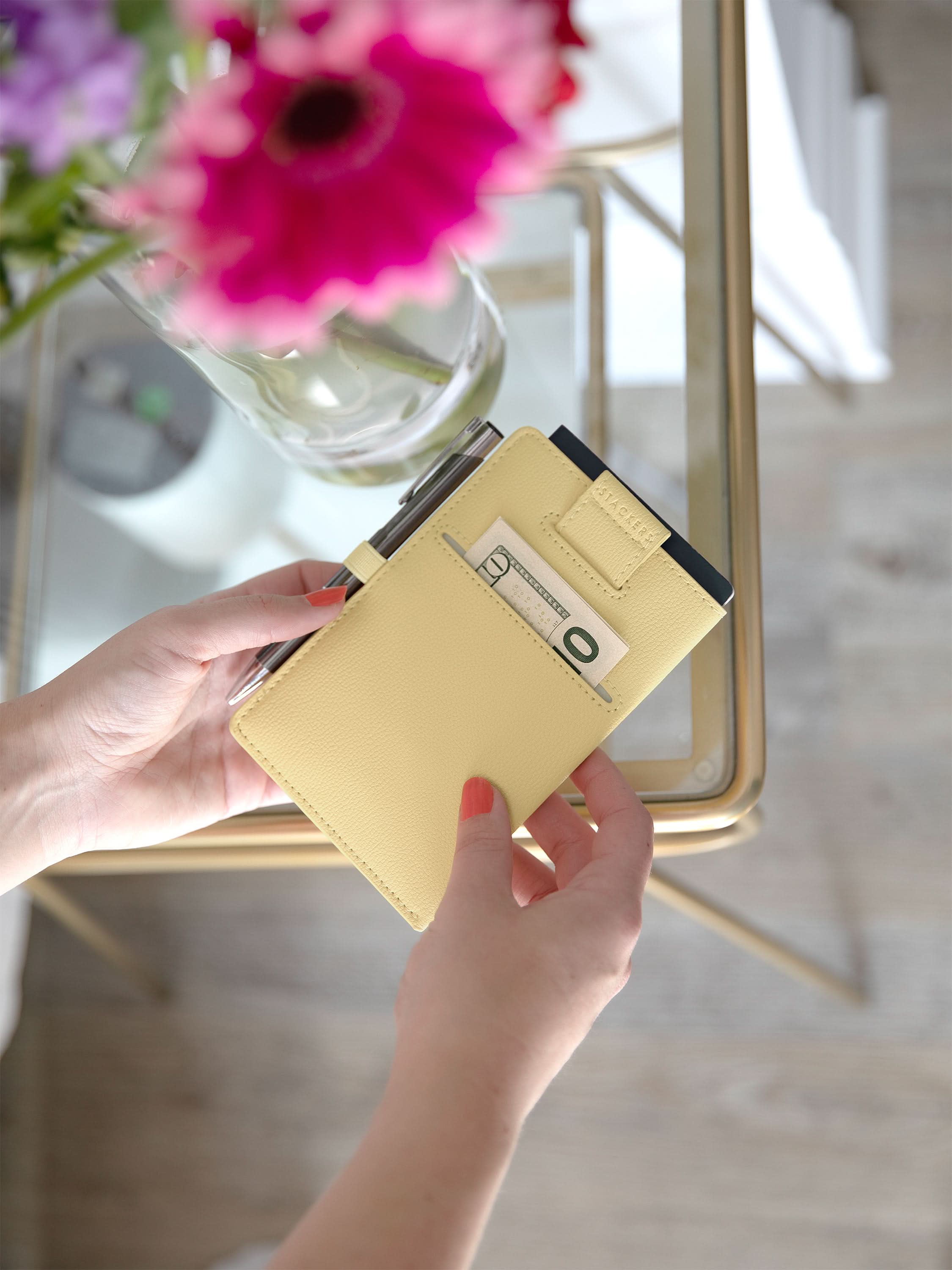 Stackers Passport Holder Yellow
