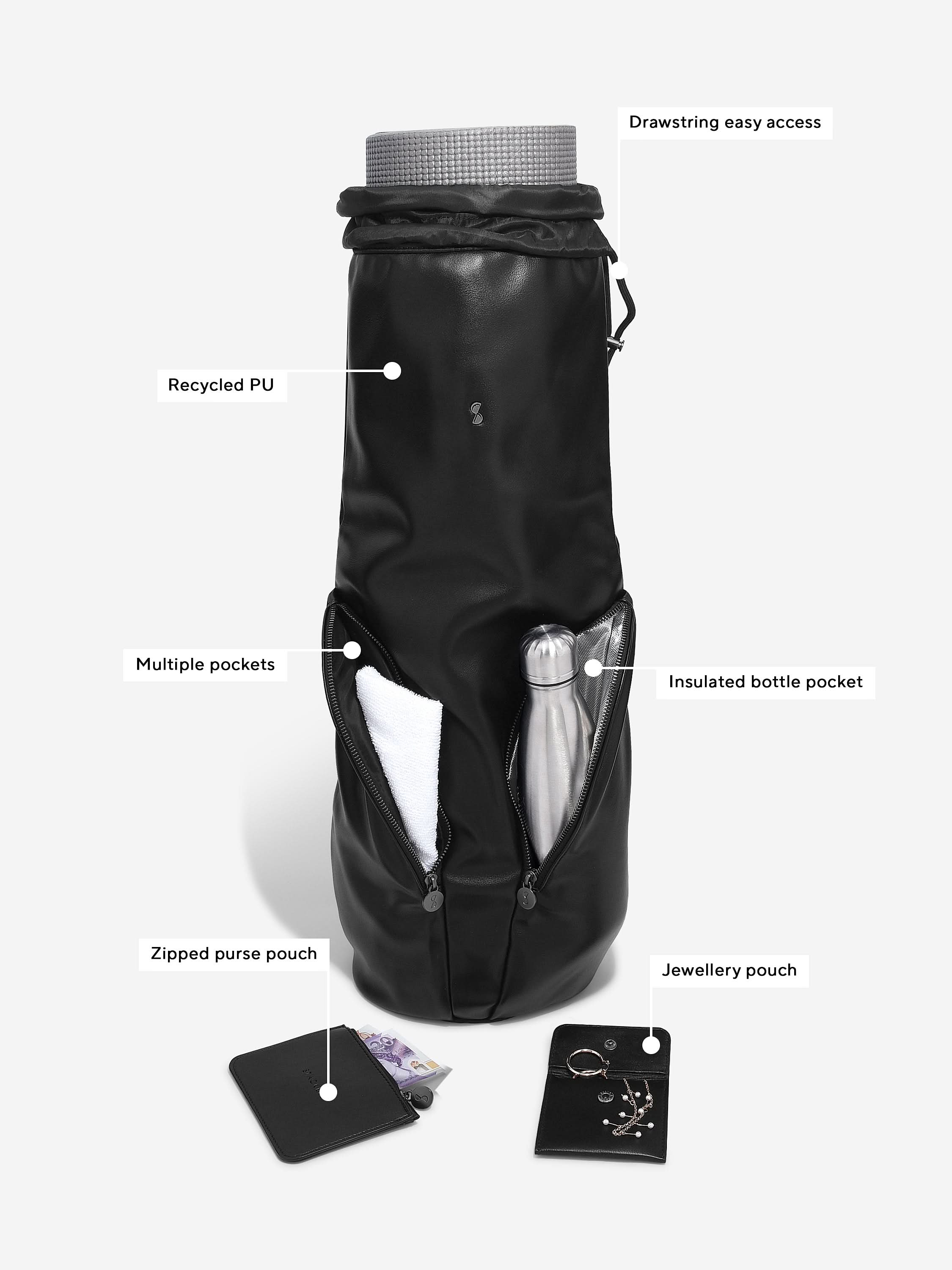 Stackers Yoga Bag Zwart - Mystackers