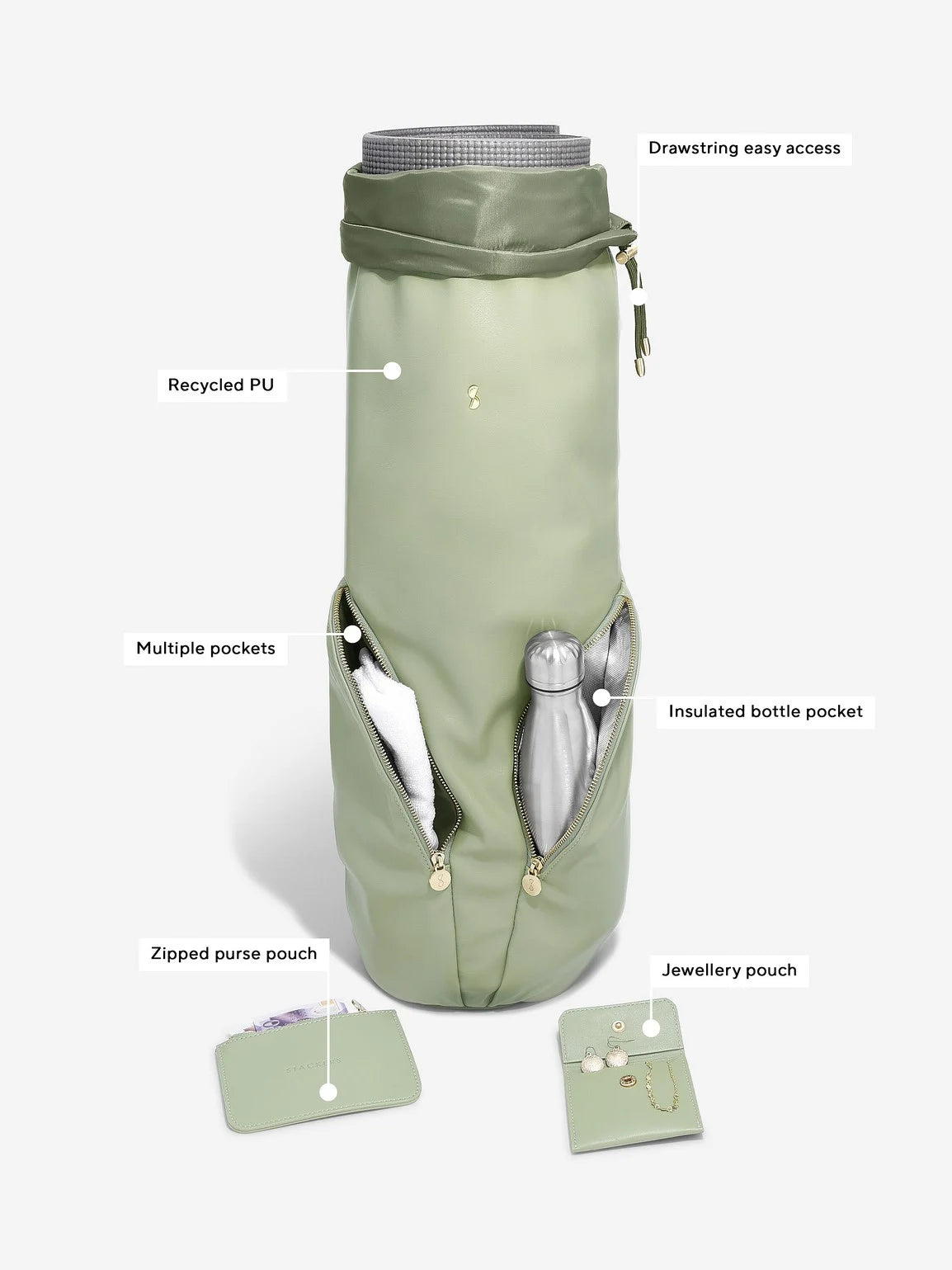Stackers Yoga Bag Mosgroen