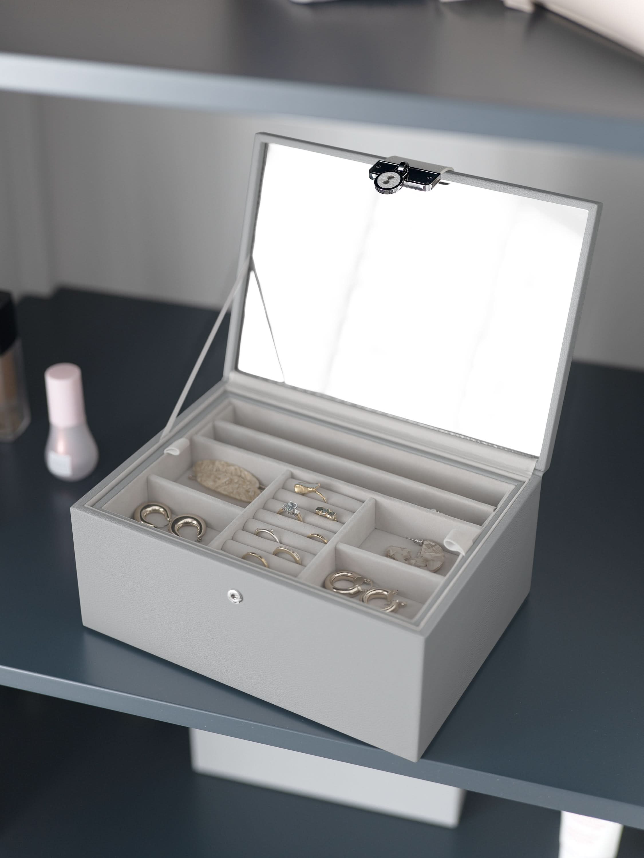 Stackers Luxe Klassieke Juwelendoos Grijs - Mystackers