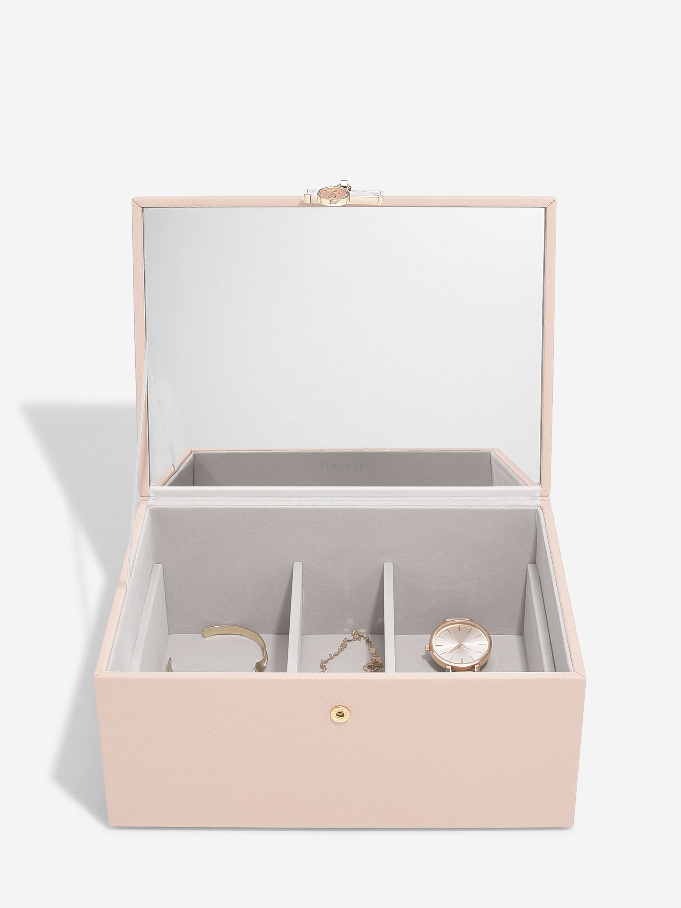 Stackers Luxe Klassieke Juwelendoos Roze - Mystackers