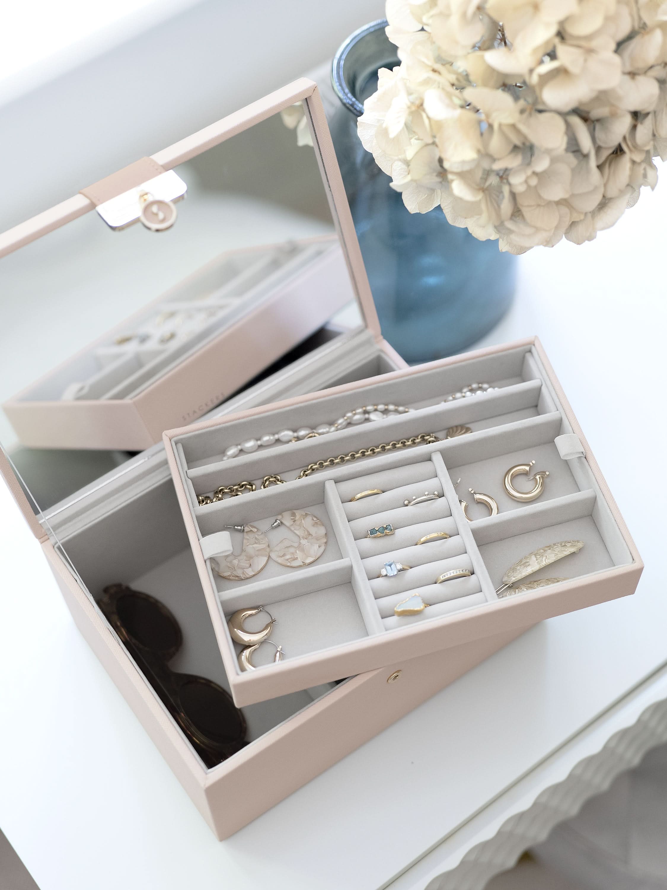 Stackers Luxe Klassieke Juwelendoos Roze - Mystackers