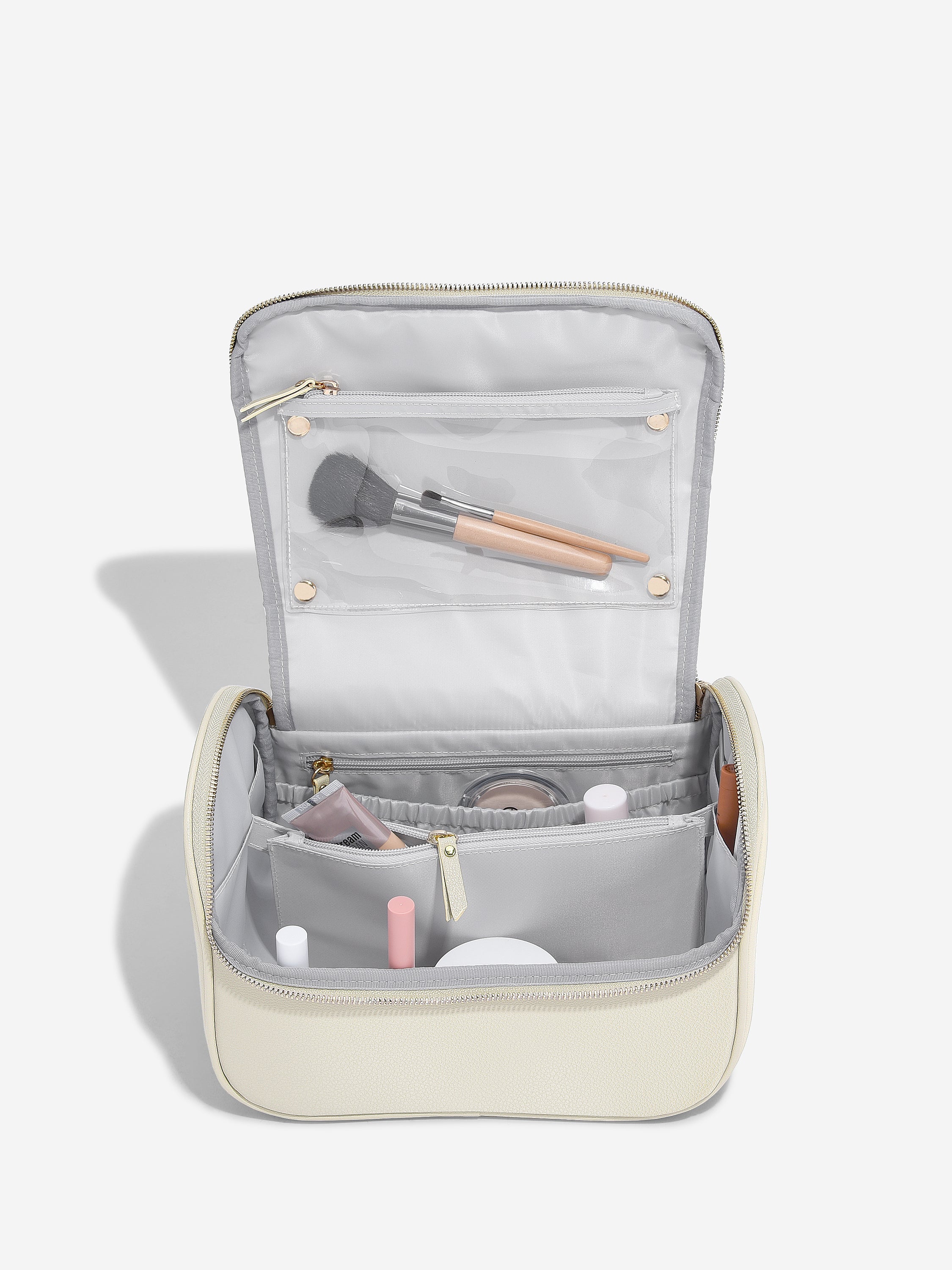 Stackers Large Cosmetic Case Pearl