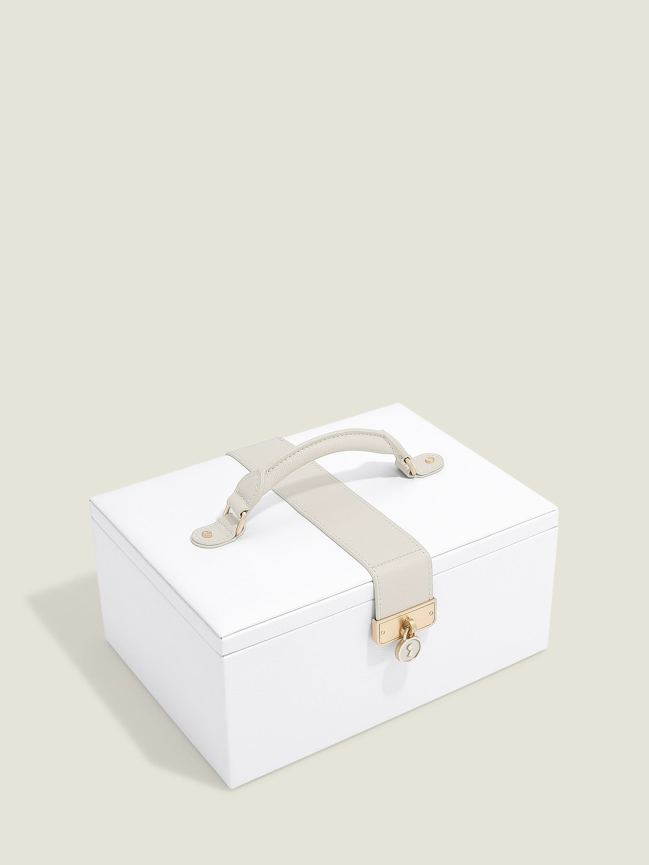 Stackers Luxe Klassieke Juwelendoos Wit - Mystackers