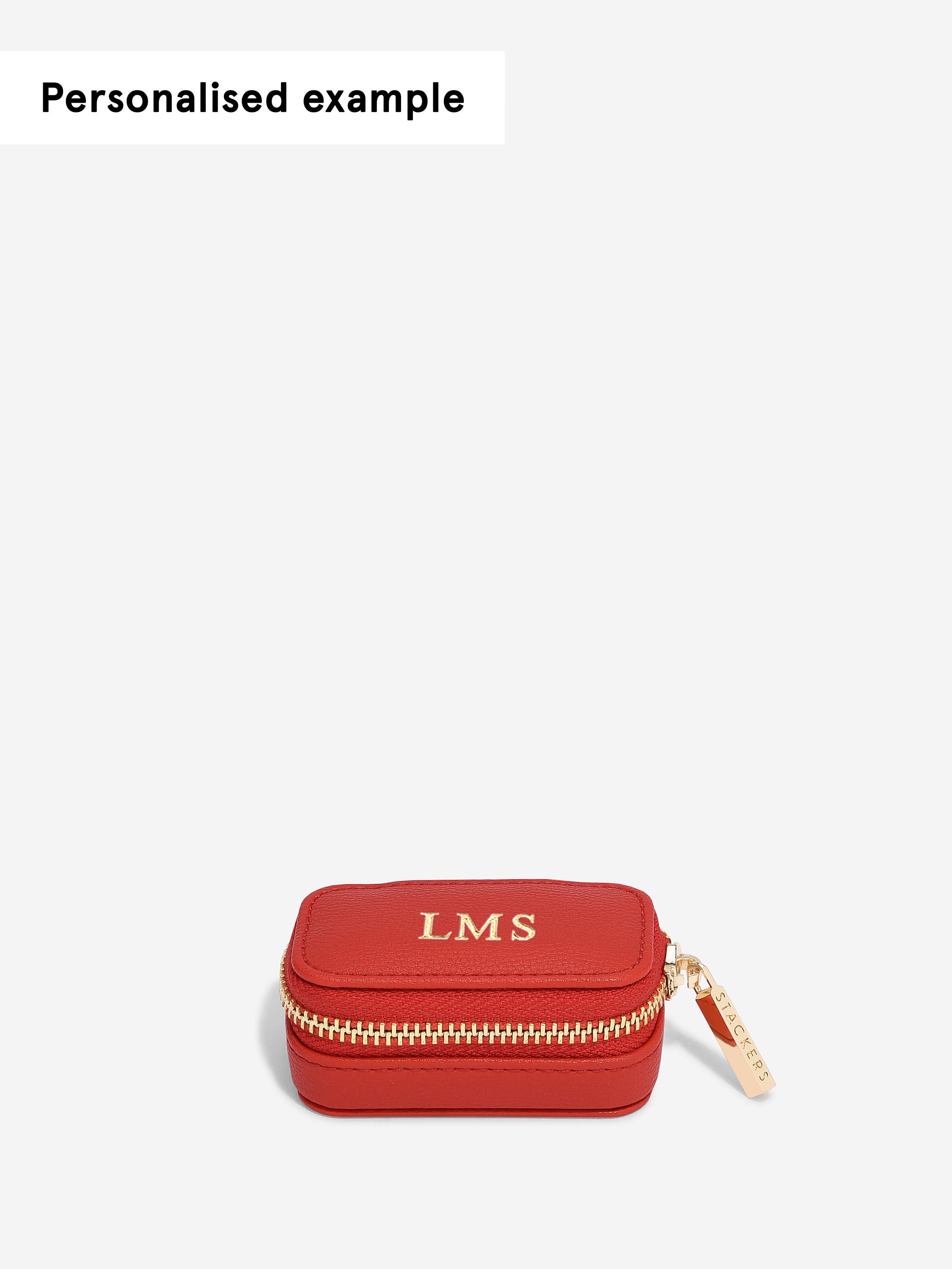 Stackers Petite Juwelendoosje Rood - Mystackers