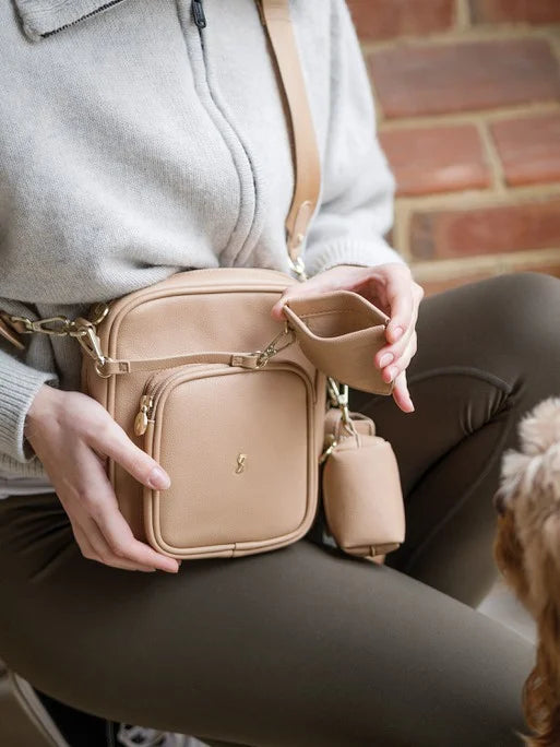 Stackers Dog Walking Bag Camel