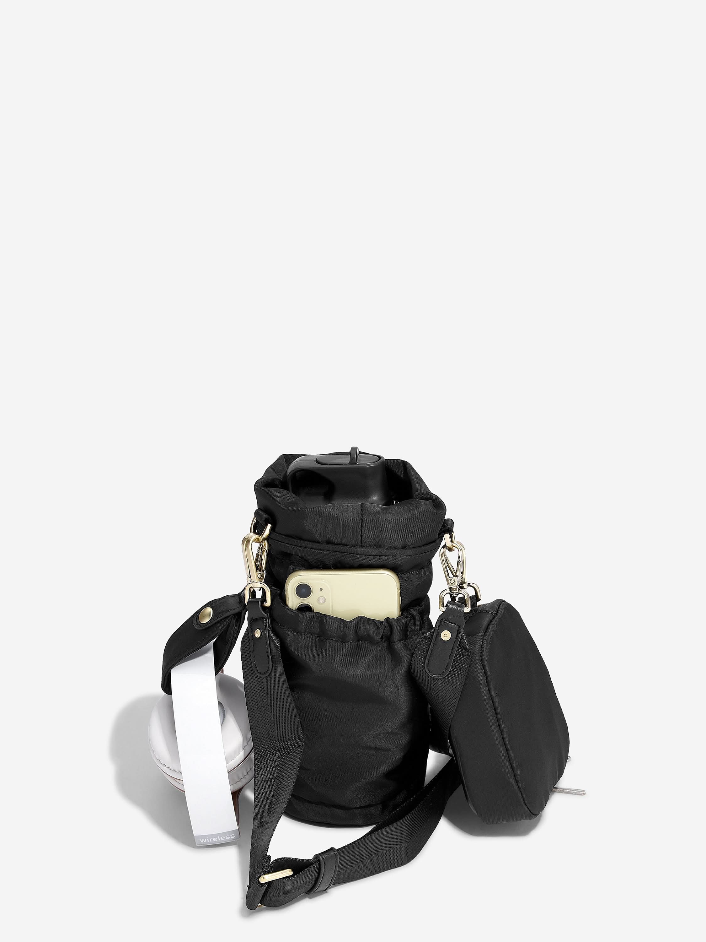 Stackers Flessentas van Gerecycled Nylon Zwart - Mystackers