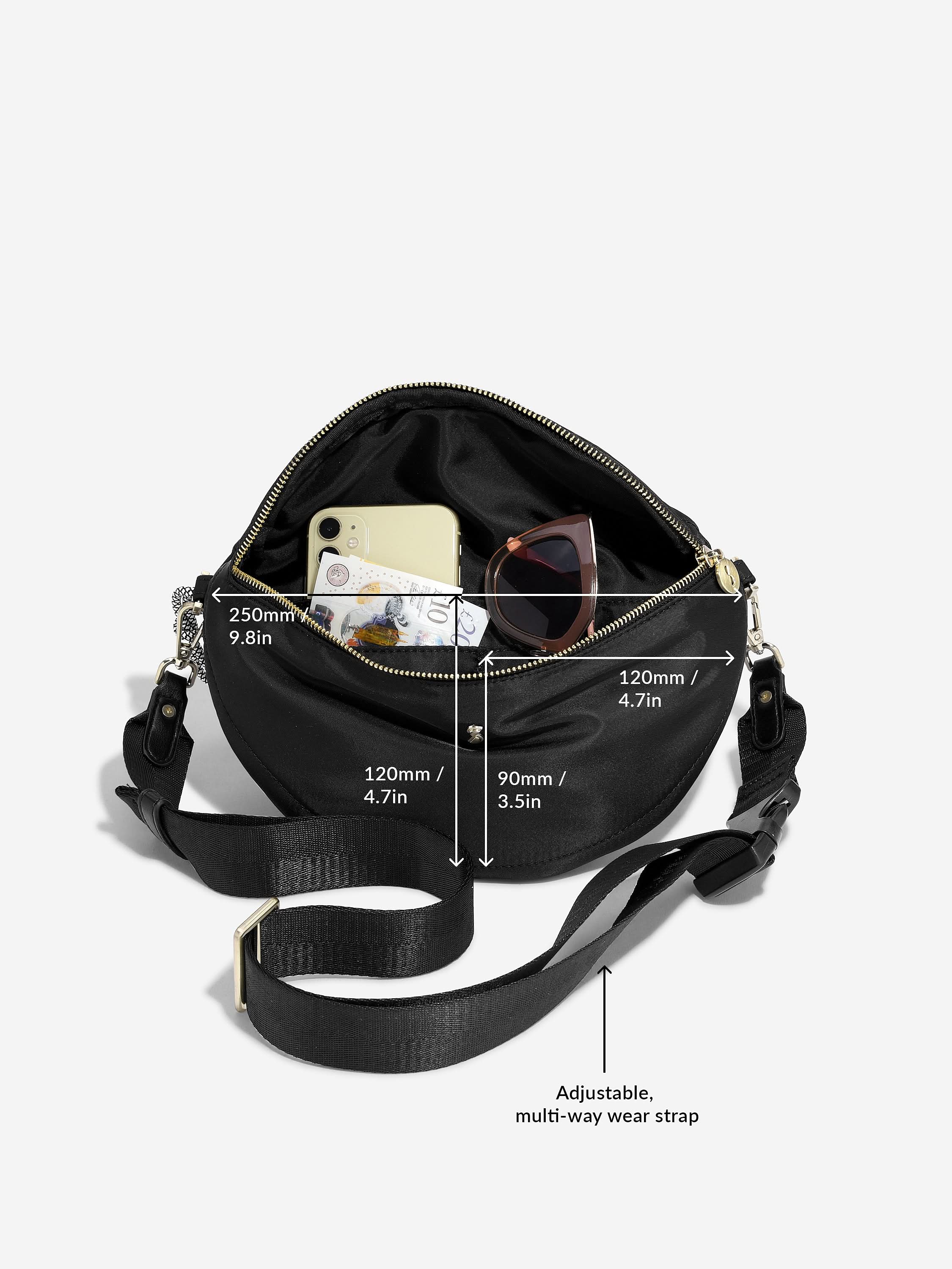 Stackers Heuptas van Gerecycled Nylon Zwart - Mystackers