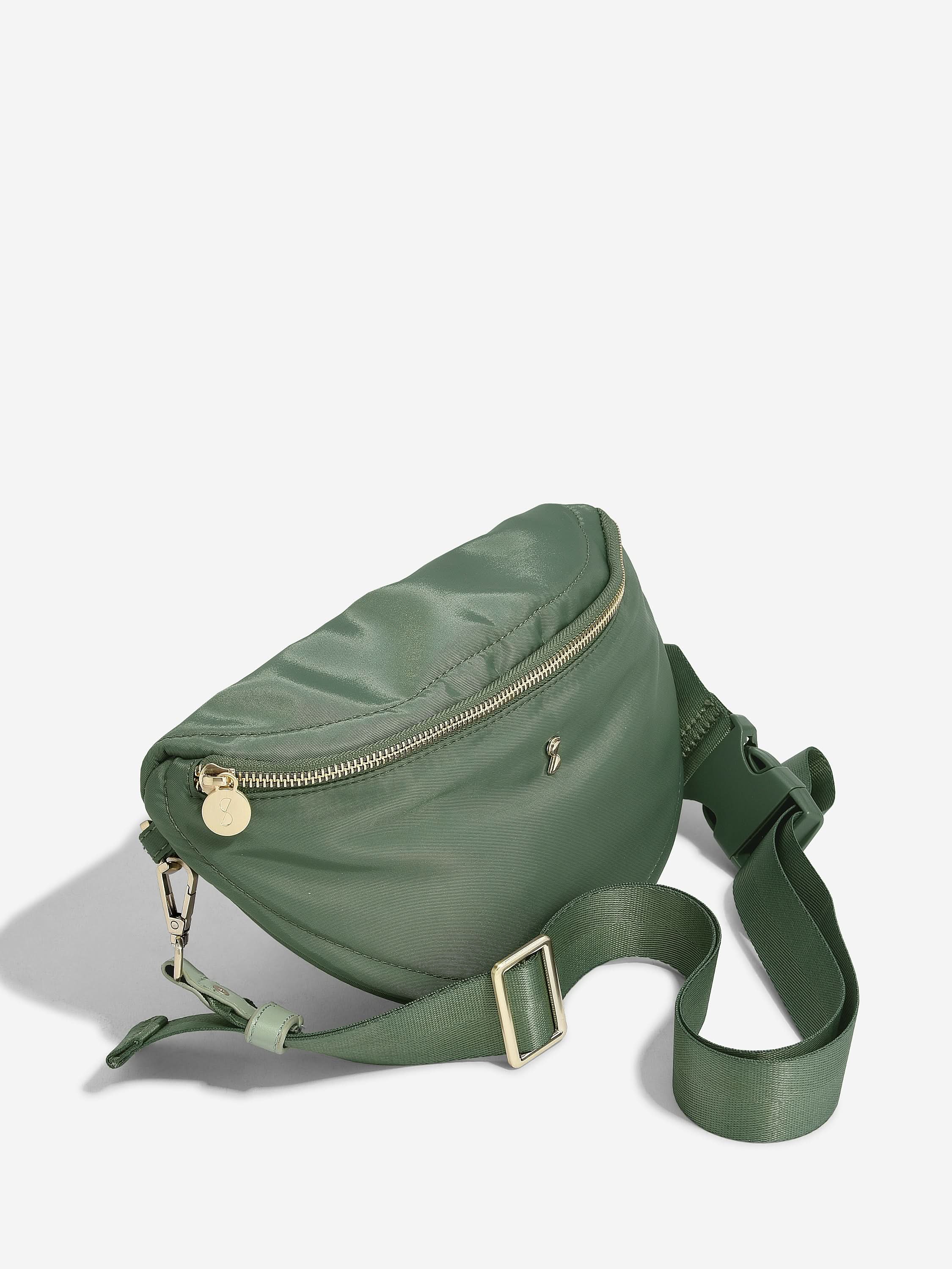 Stackers Recycled Nylon Bumbag Green