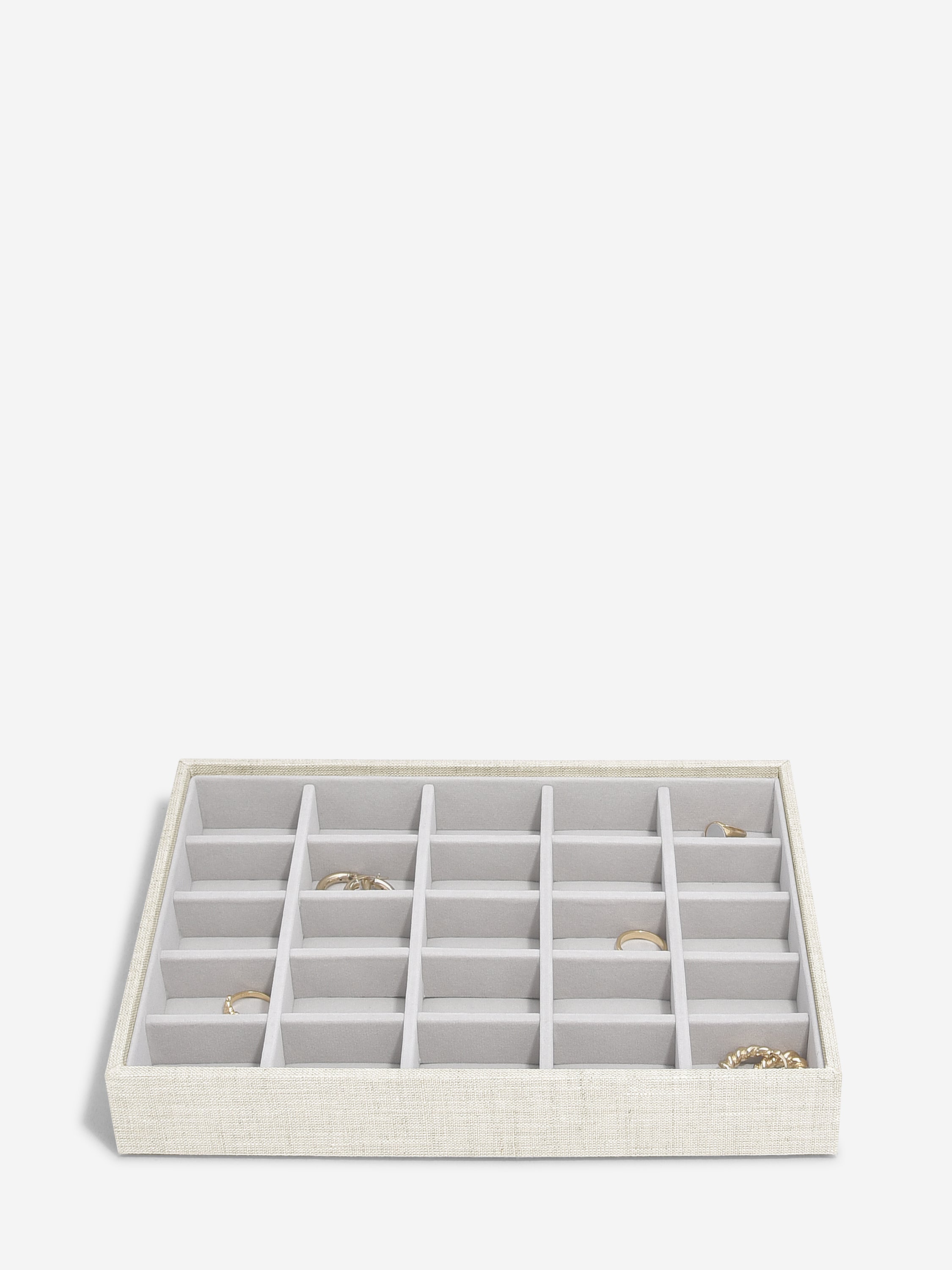 Stackers Small Jewellery Layer for Classic Jewellery Box Oatmeal & Linen