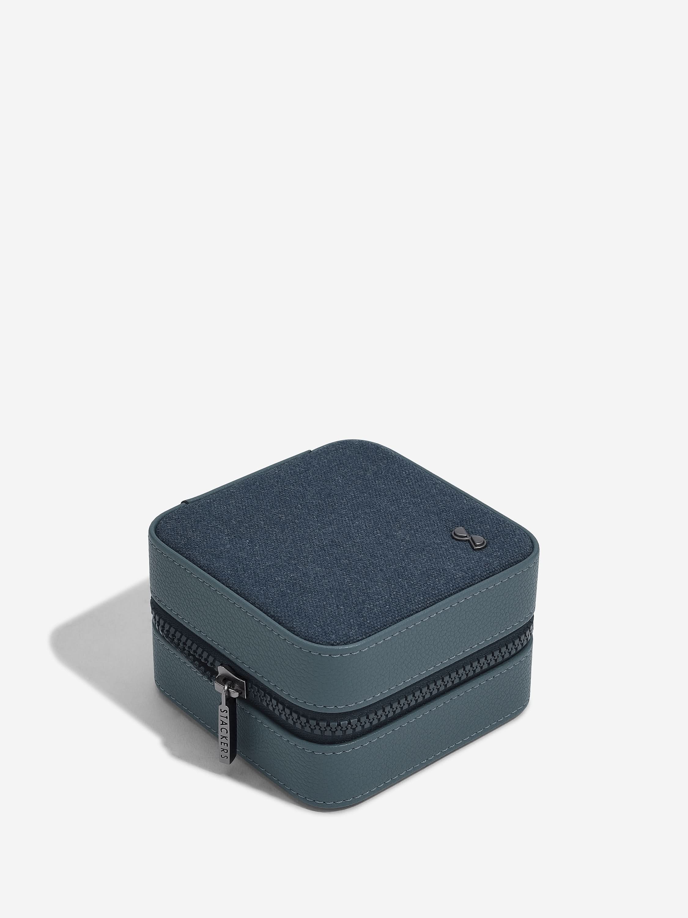 Stackers Horloge- & juwelenbox Blauw - Mystackers