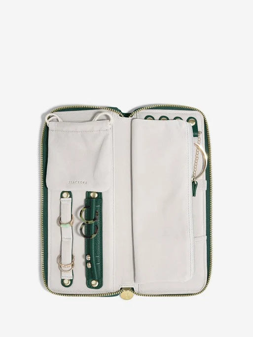 Stackers Jewellery Roll Forest Green