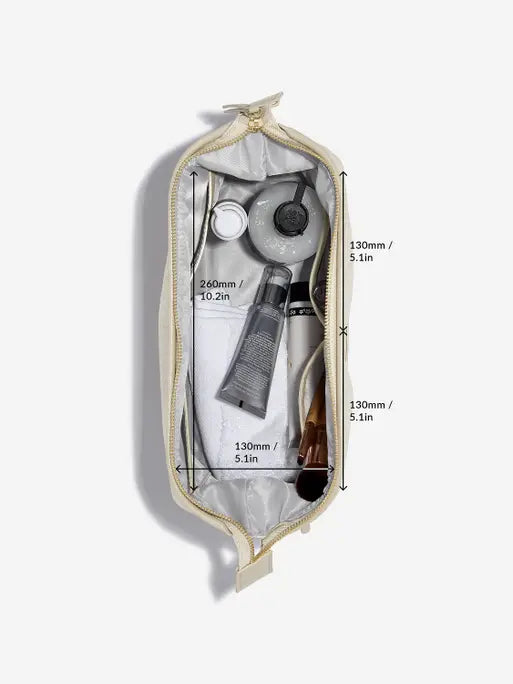 Stackers Toiletry Bag Oatmeal & Linen
