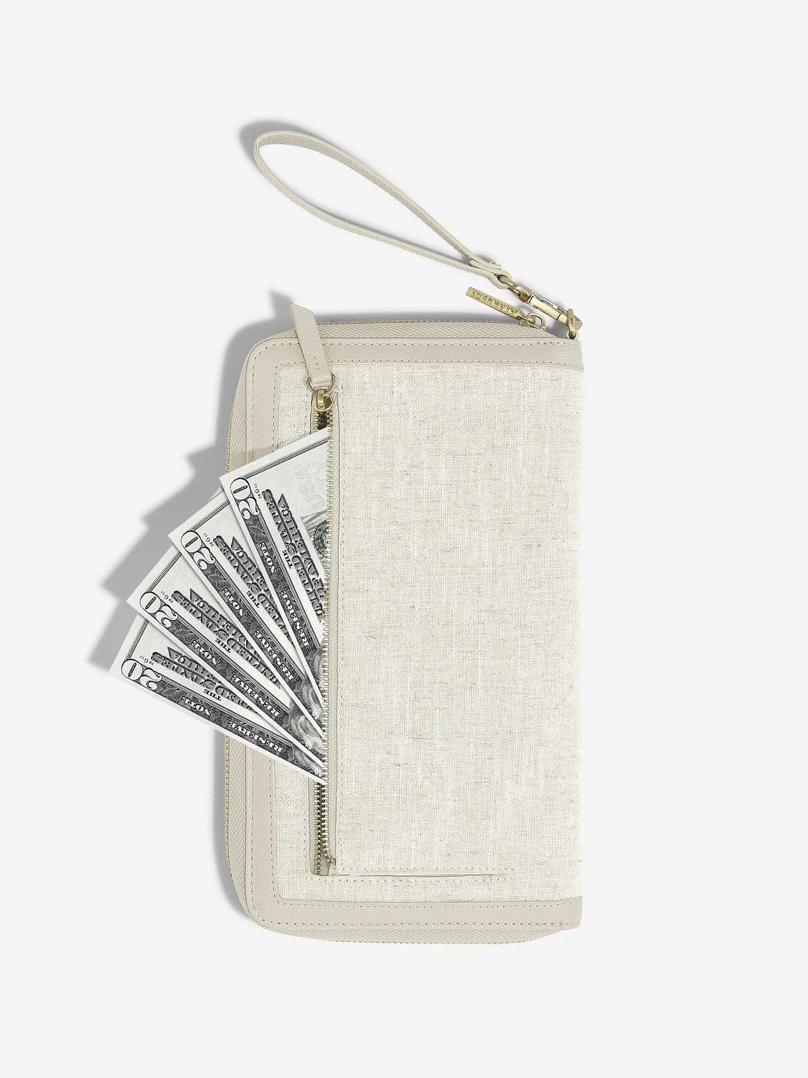 Stackers Passport Holder for Family Oatmeal & Linen