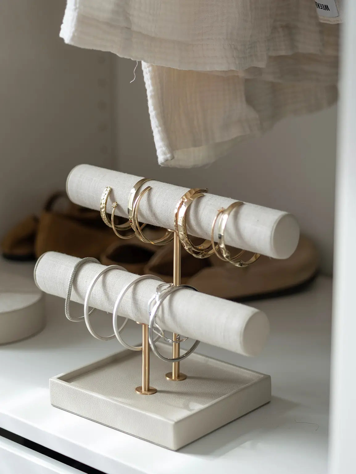 Stackers Armband Display Havermout & Linnen
