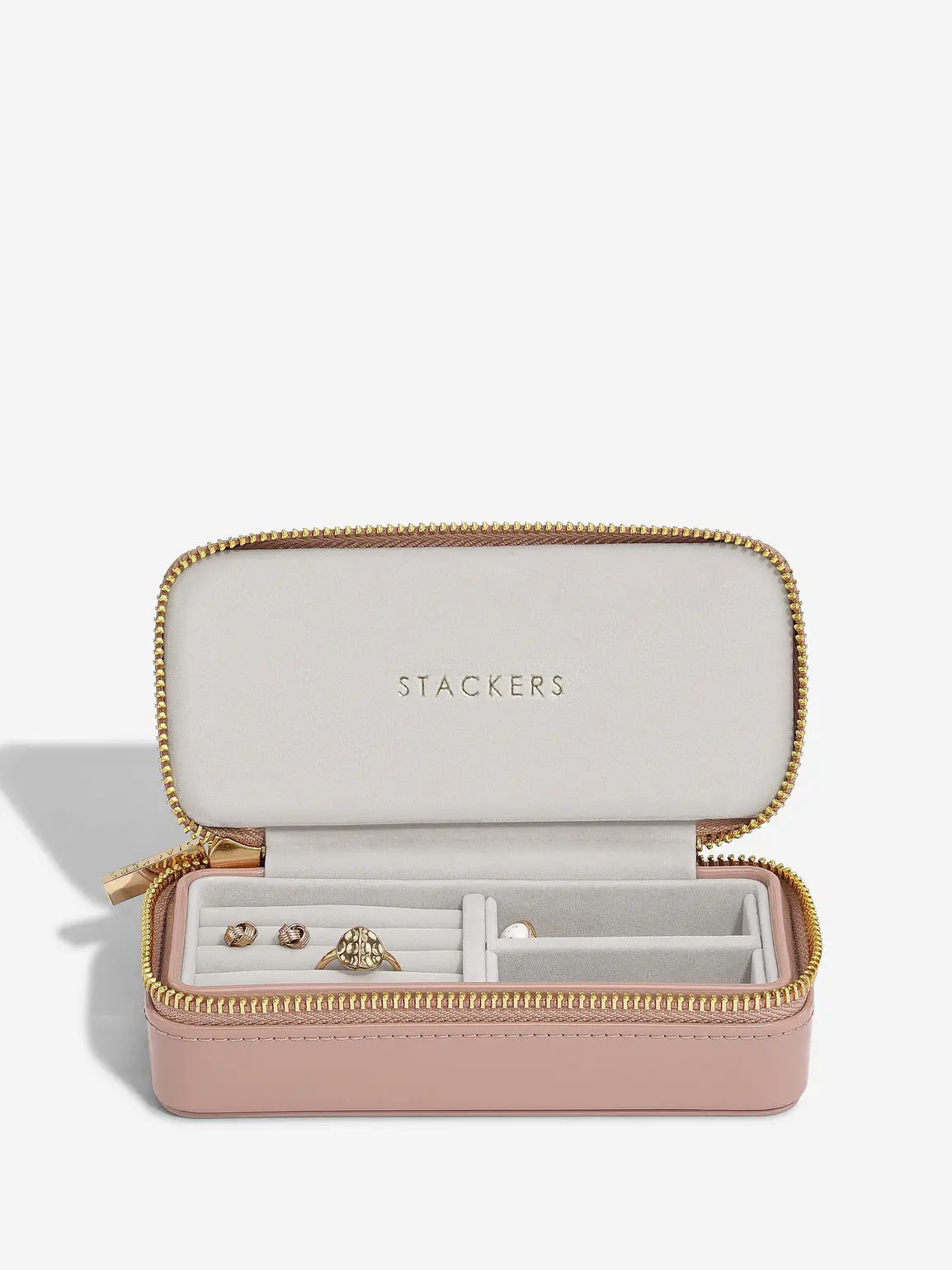 Stackers Medium Travel box Patent Copper Rose